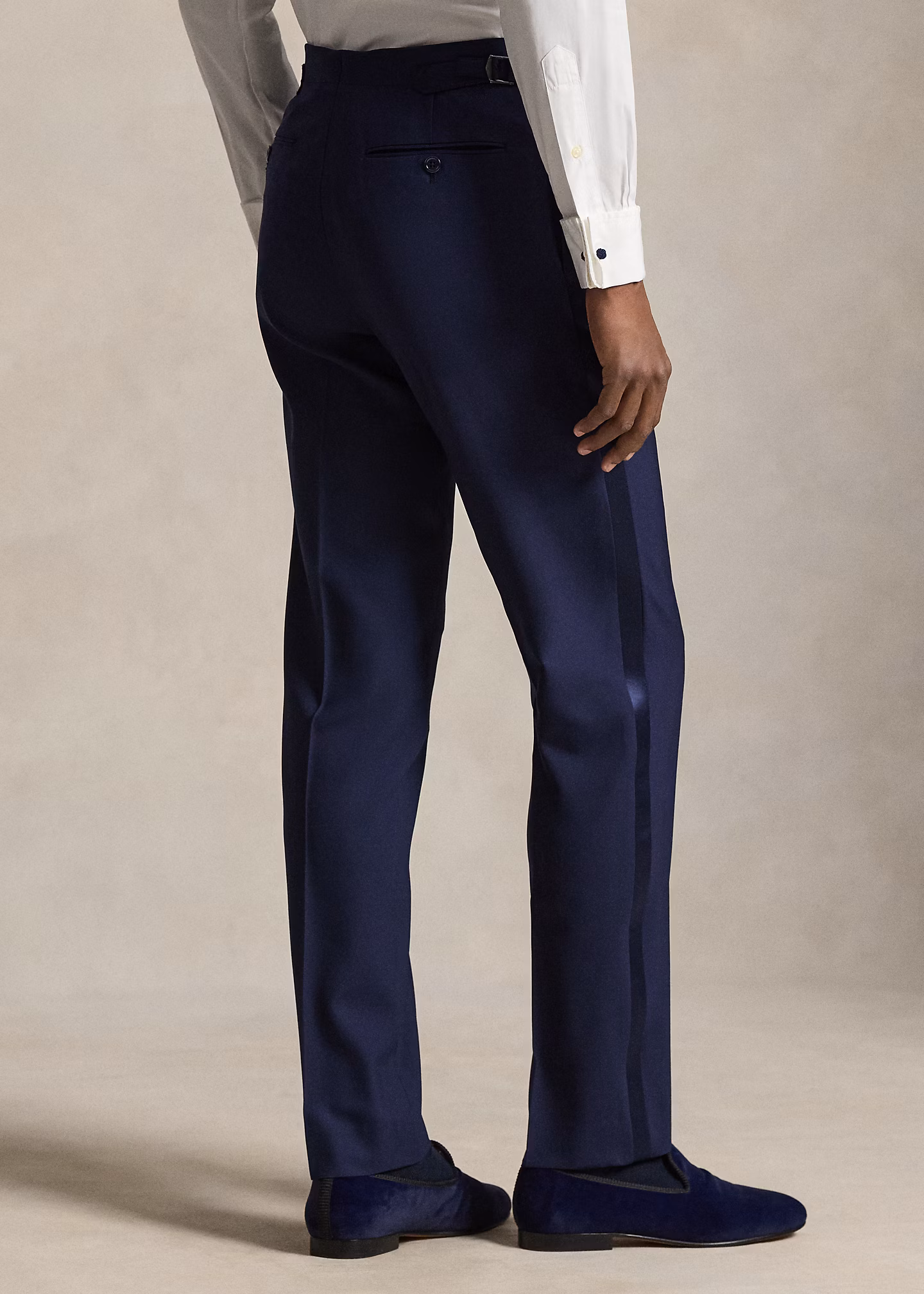 Smokinghose mit Bundfalten aus Barathea - RALPH LAUREN OUTLET