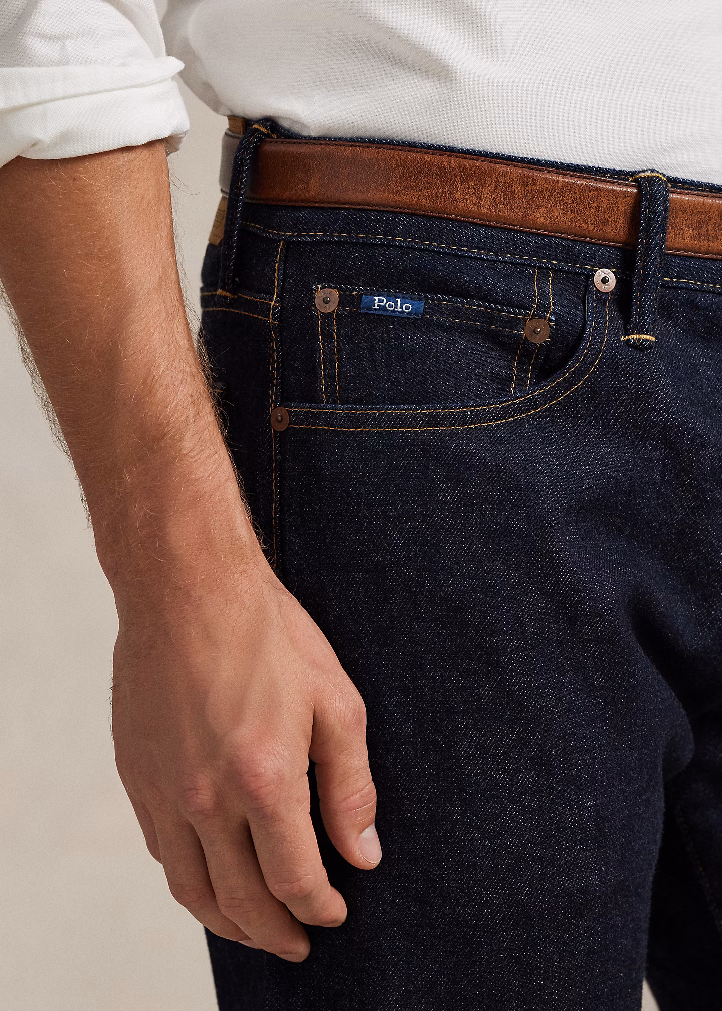 Sullivan Slim Stretch Selvedge Jean - RALPH LAUREN OUTLET