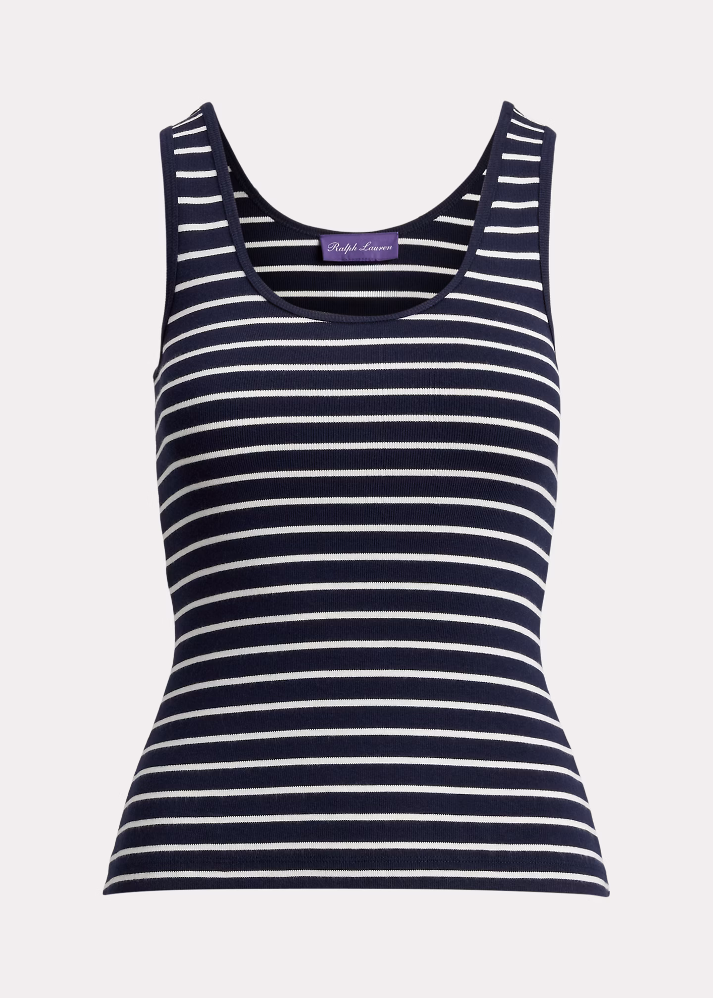 Rippenstrick-Tanktop Ellis mit Streifen - RALPH LAUREN OUTLET
