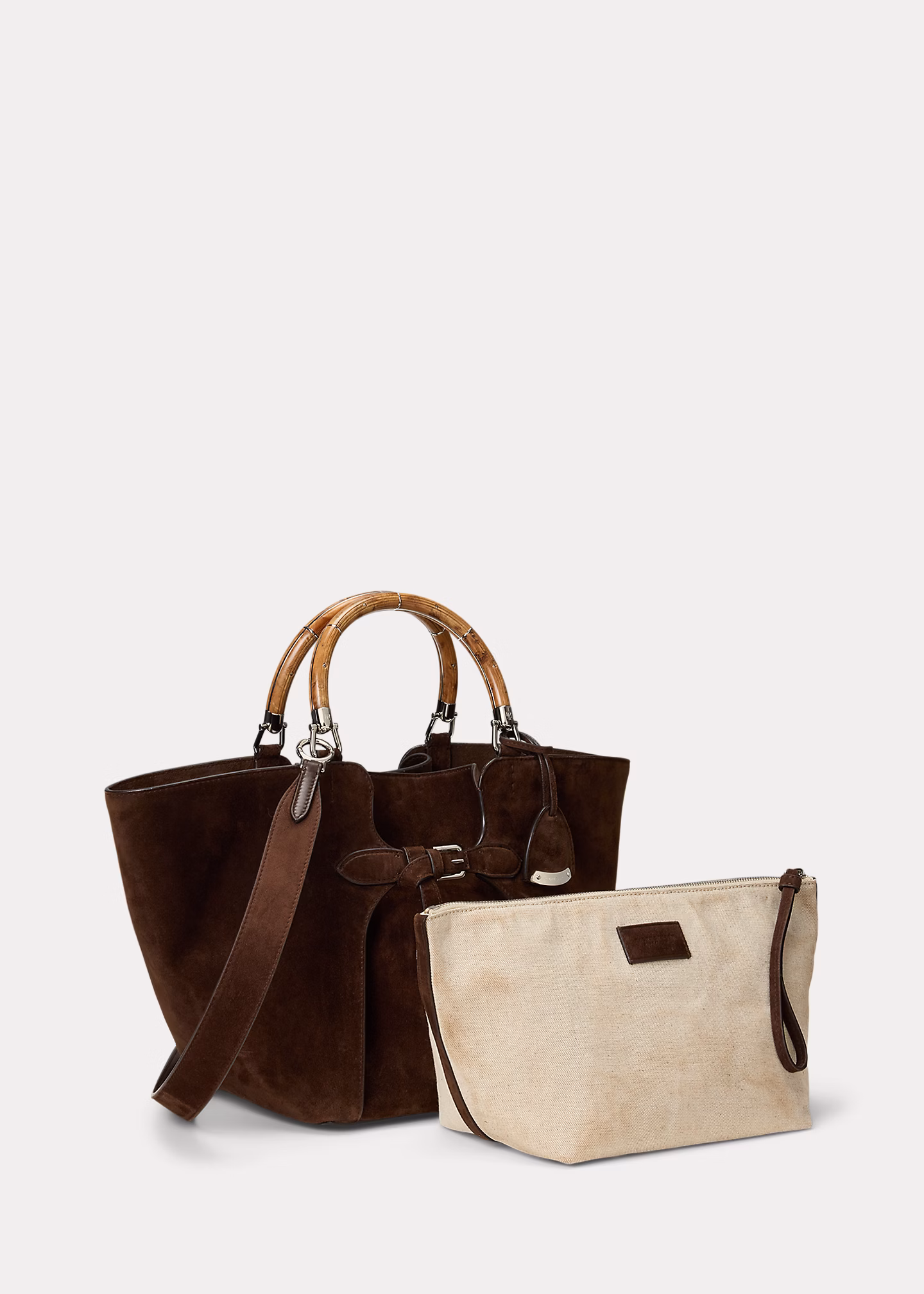 Die Tragetasche Ralph aus Kalbswildleder - RALPH LAUREN OUTLET