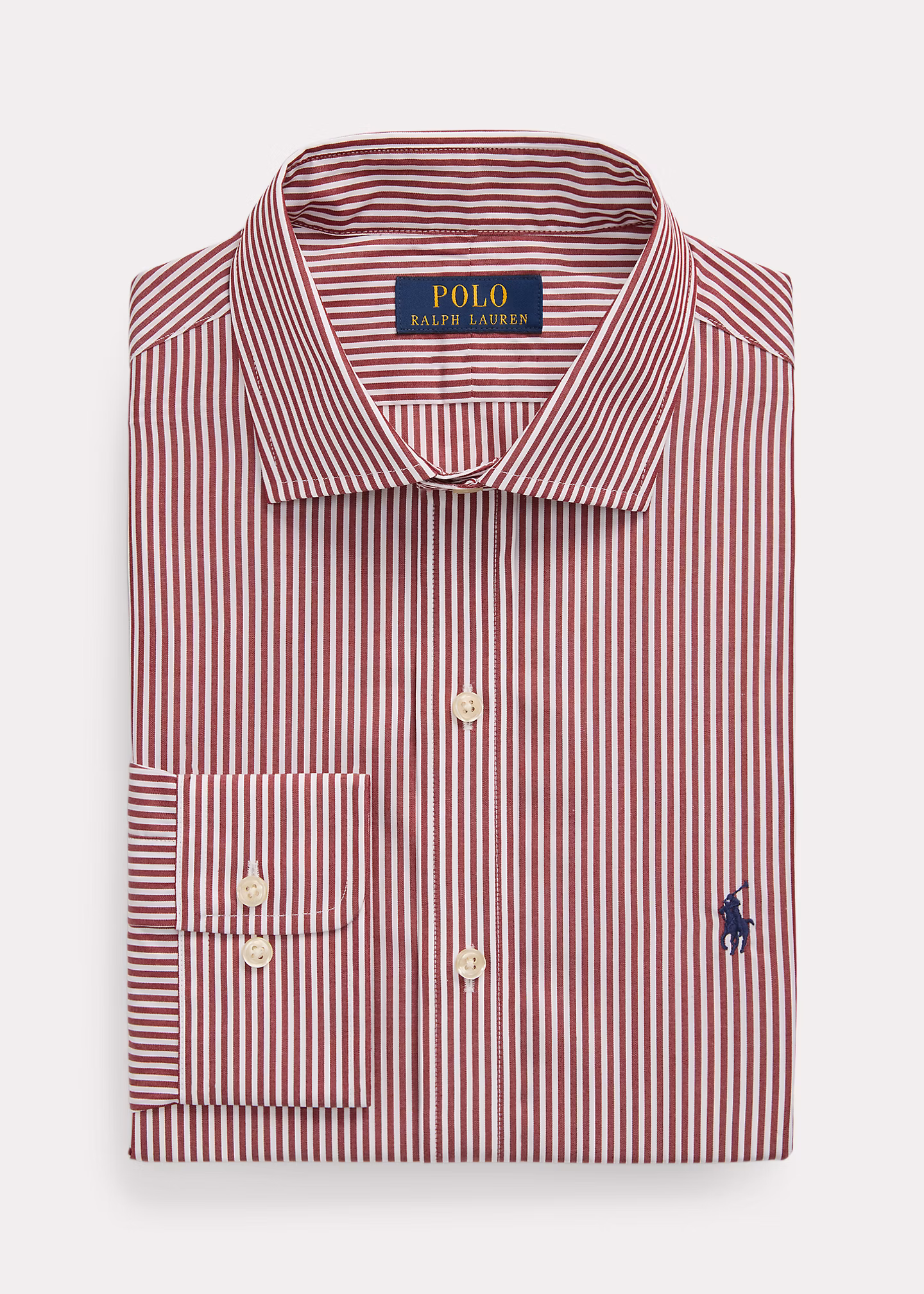 Custom-Fit Popelinehemd mit Streifen - RALPH LAUREN OUTLET