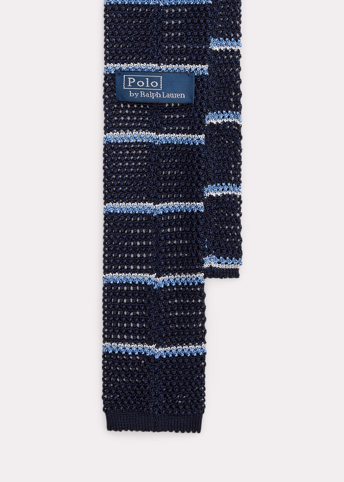 Gestreifte Strickkrawatte aus Seide - RALPH LAUREN OUTLET