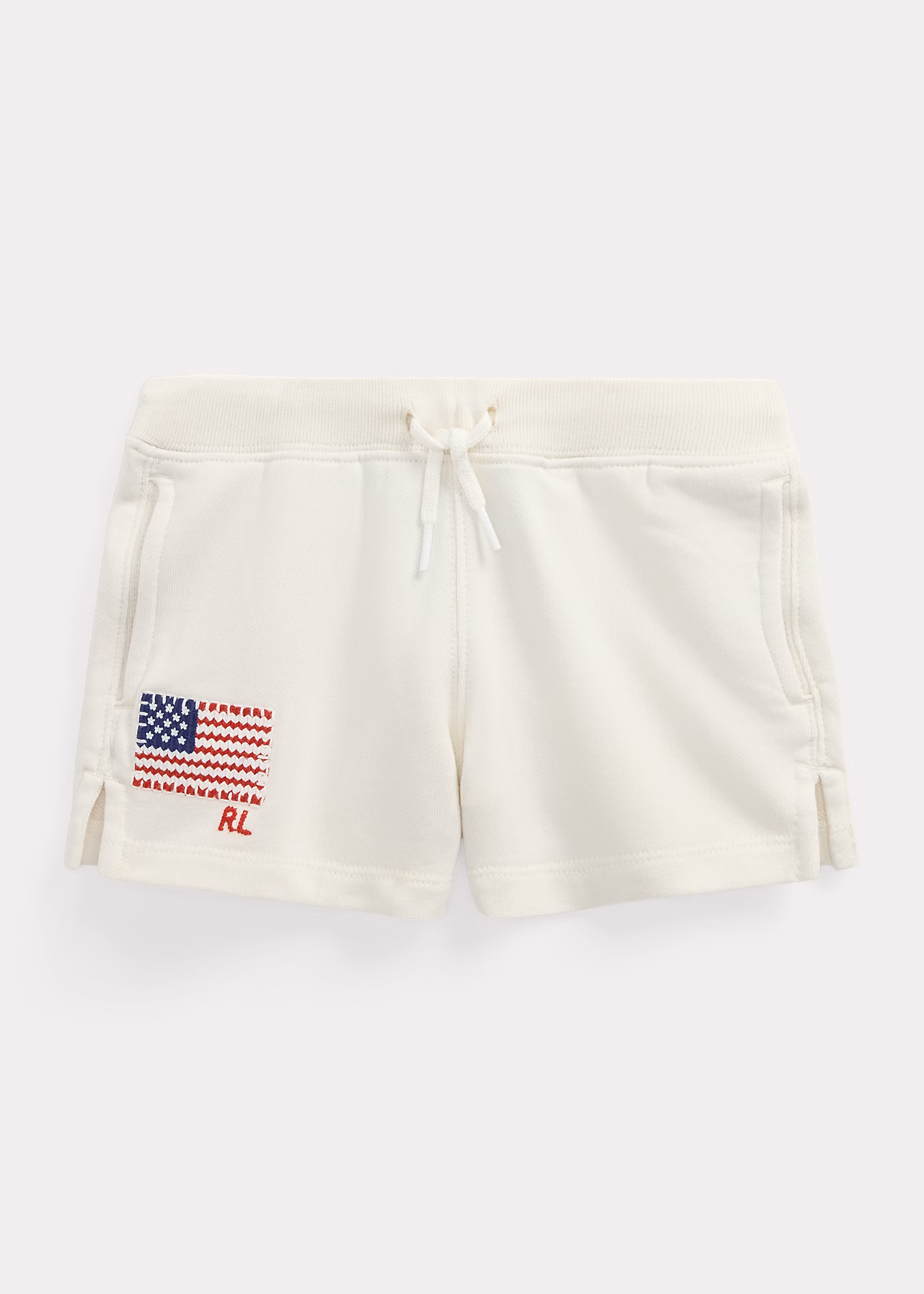 French-Terry-Shorts mit US-Flagge - RALPH LAUREN OUTLET