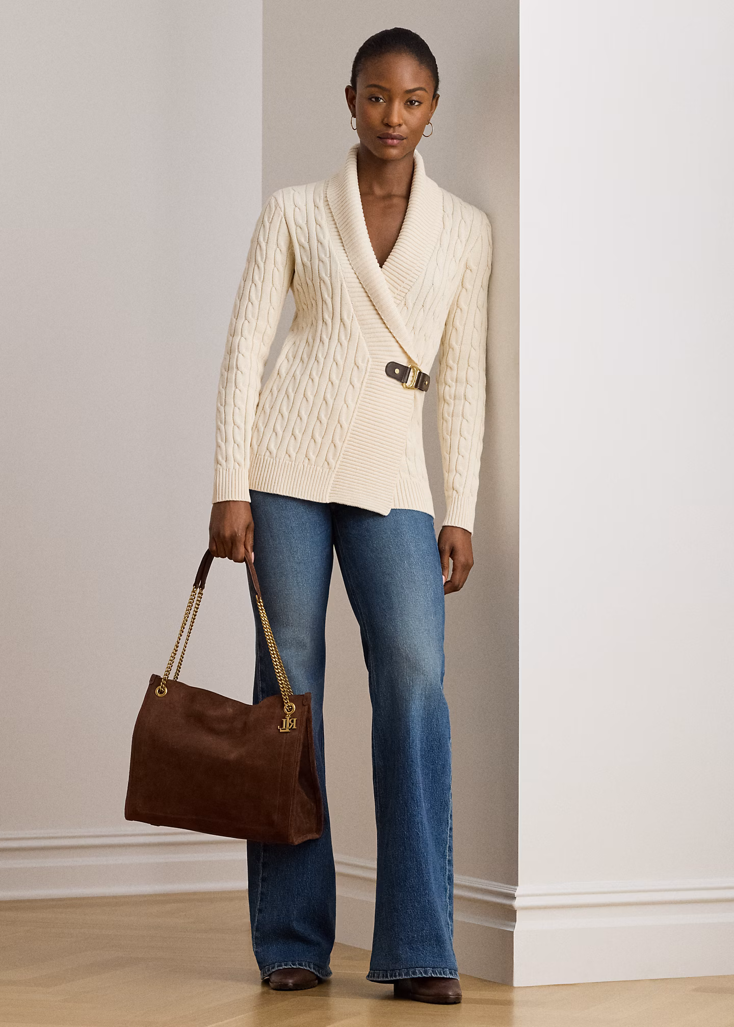 Baumwollpullover mit Schnalle - RALPH LAUREN OUTLET