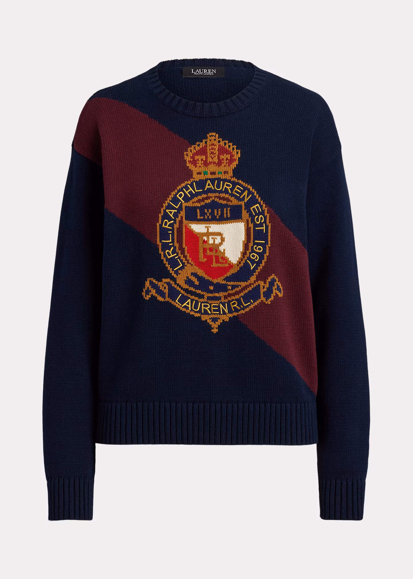 Baumwollepullover in Color-Block-Optik - RALPH LAUREN OUTLET