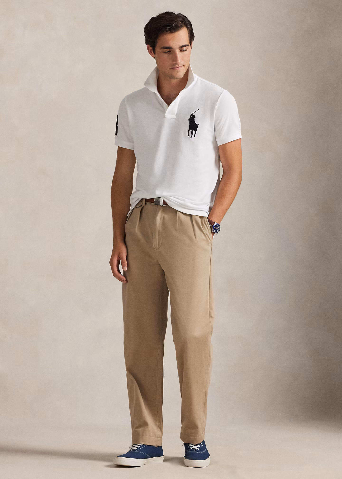 Custom-Slim-Fit Polo aus Piqué - RALPH LAUREN OUTLET