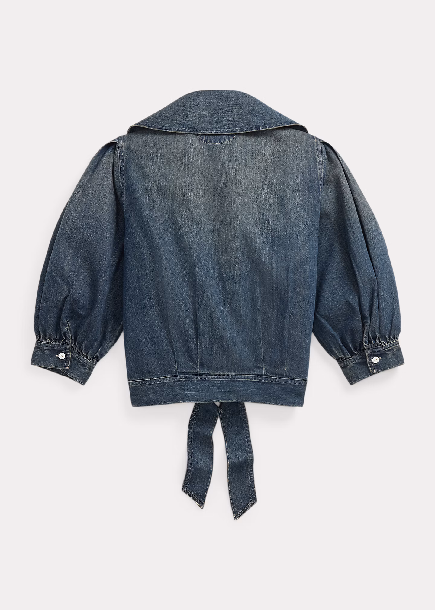 Denim-Wickelbluse in Indigo - RALPH LAUREN OUTLET