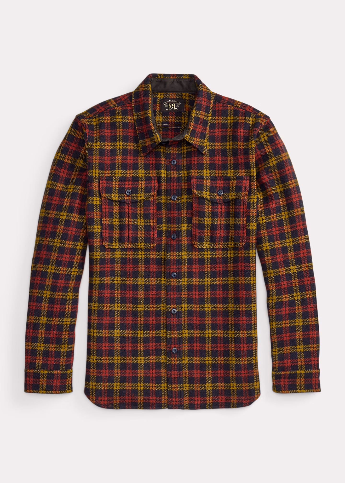 Kariertes Arbeitshemd aus Wolltwill - RALPH LAUREN OUTLET