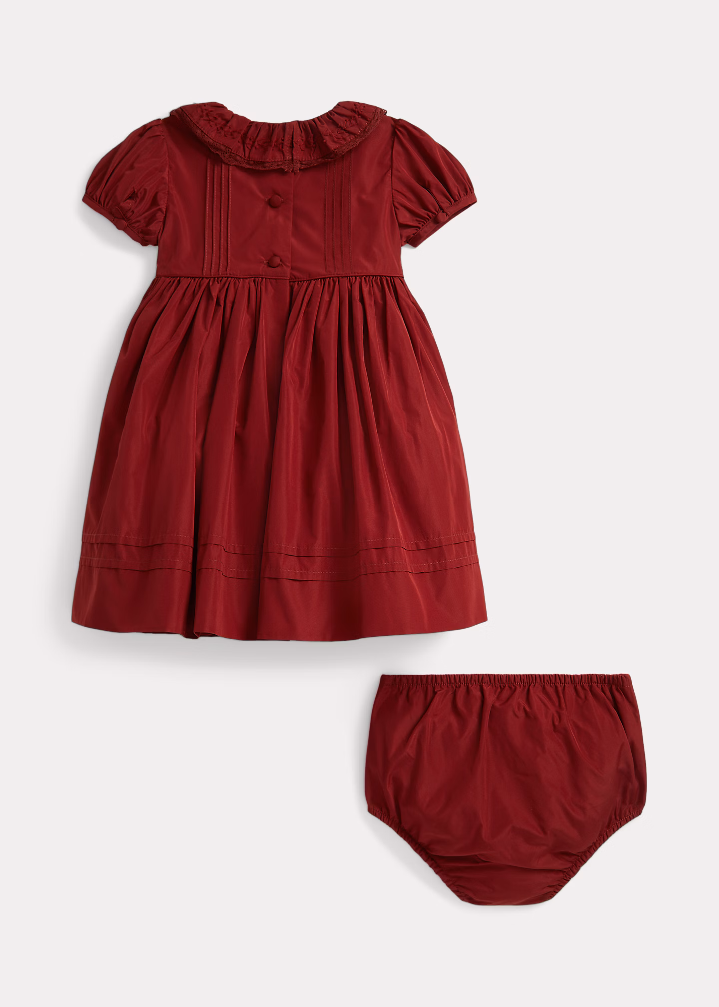 Besticktes Kleid mit Biesen und Höschen - RALPH LAUREN OUTLET