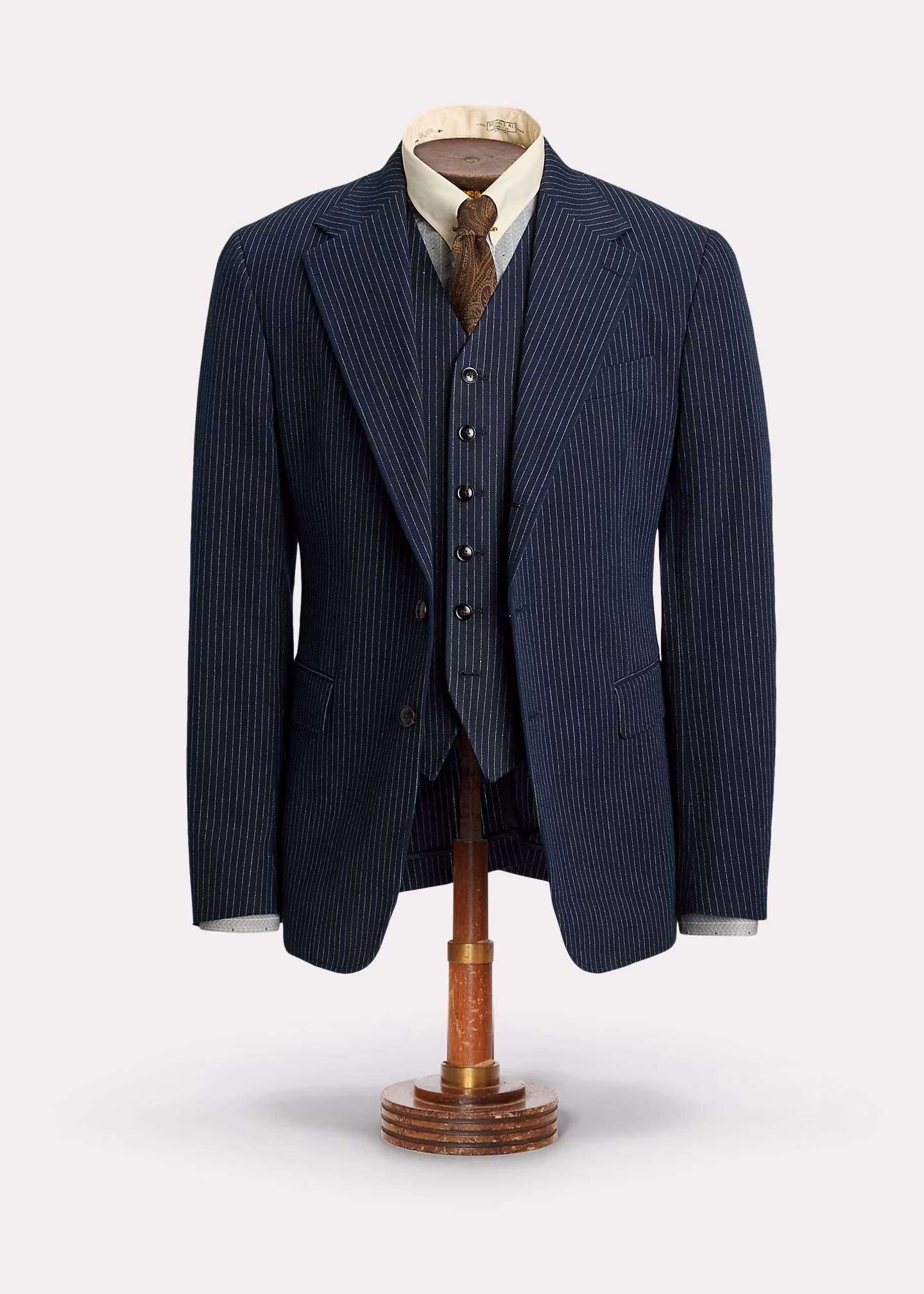 Gestreifte Fischgrat-Anzugjacke - RALPH LAUREN OUTLET