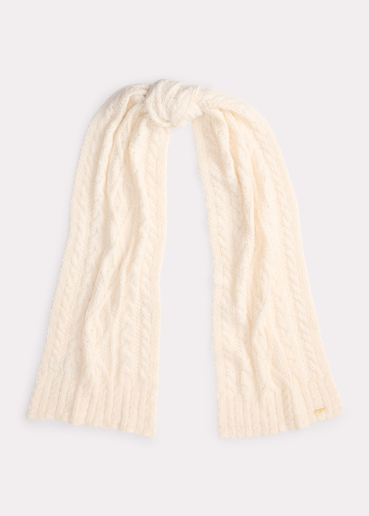 Zopfmuster-Schal aus Baumwollmischung - RALPH LAUREN OUTLET