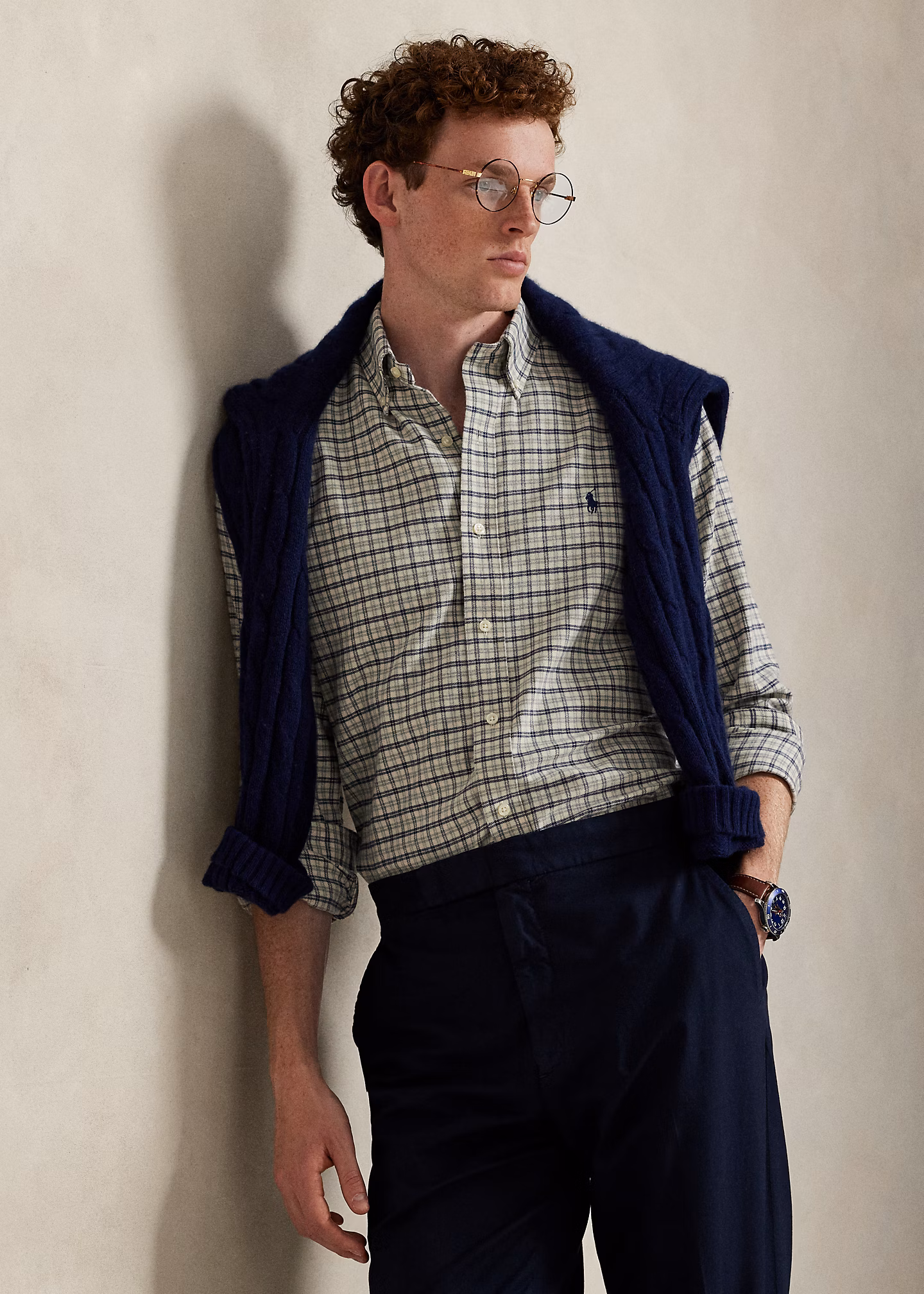 Custom-Fit Karo-Funktionshemd aus Twill - RALPH LAUREN OUTLET