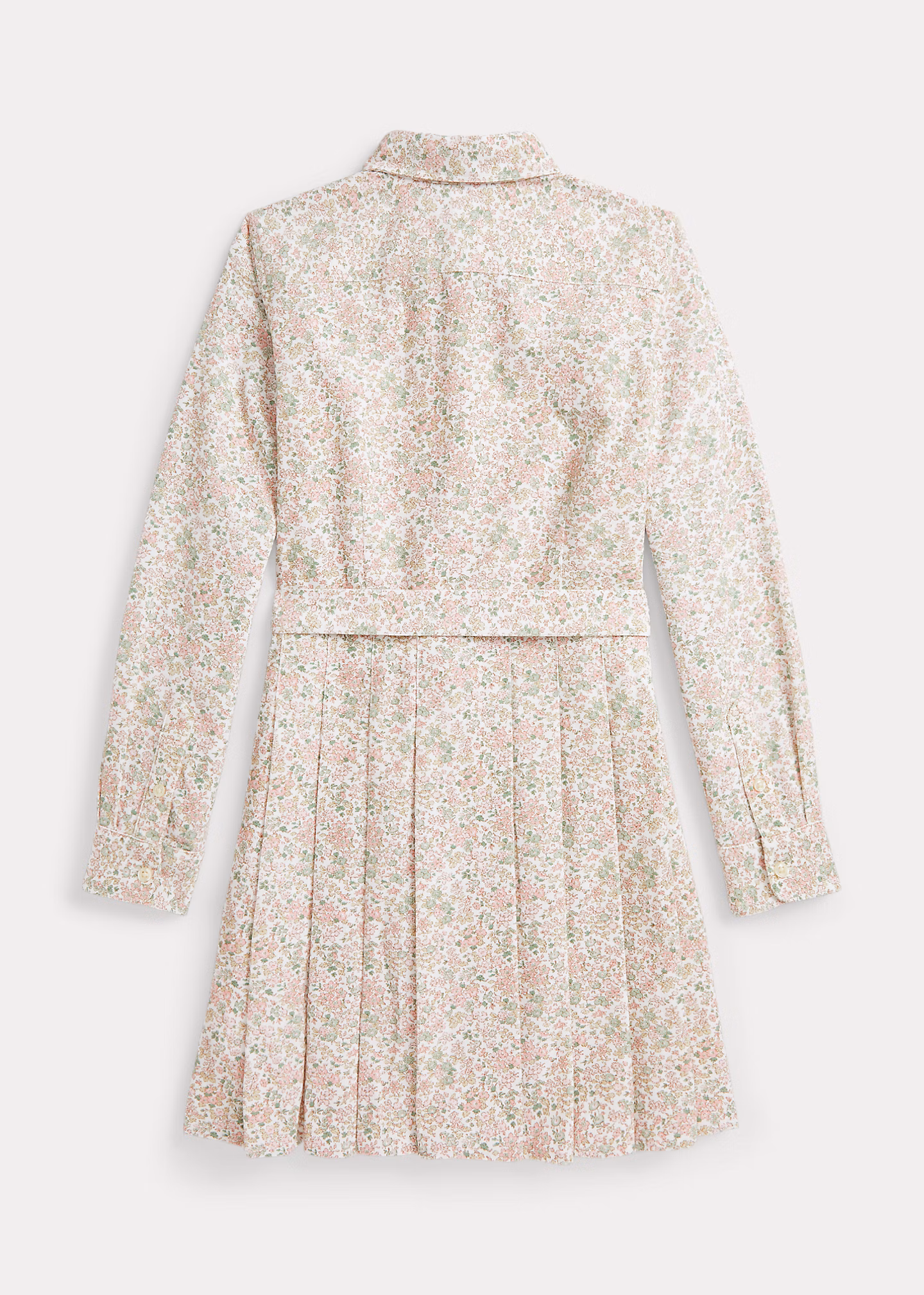 Geblümtes Kordsamt-Hemdkleid mit Gürtel - RALPH LAUREN OUTLET