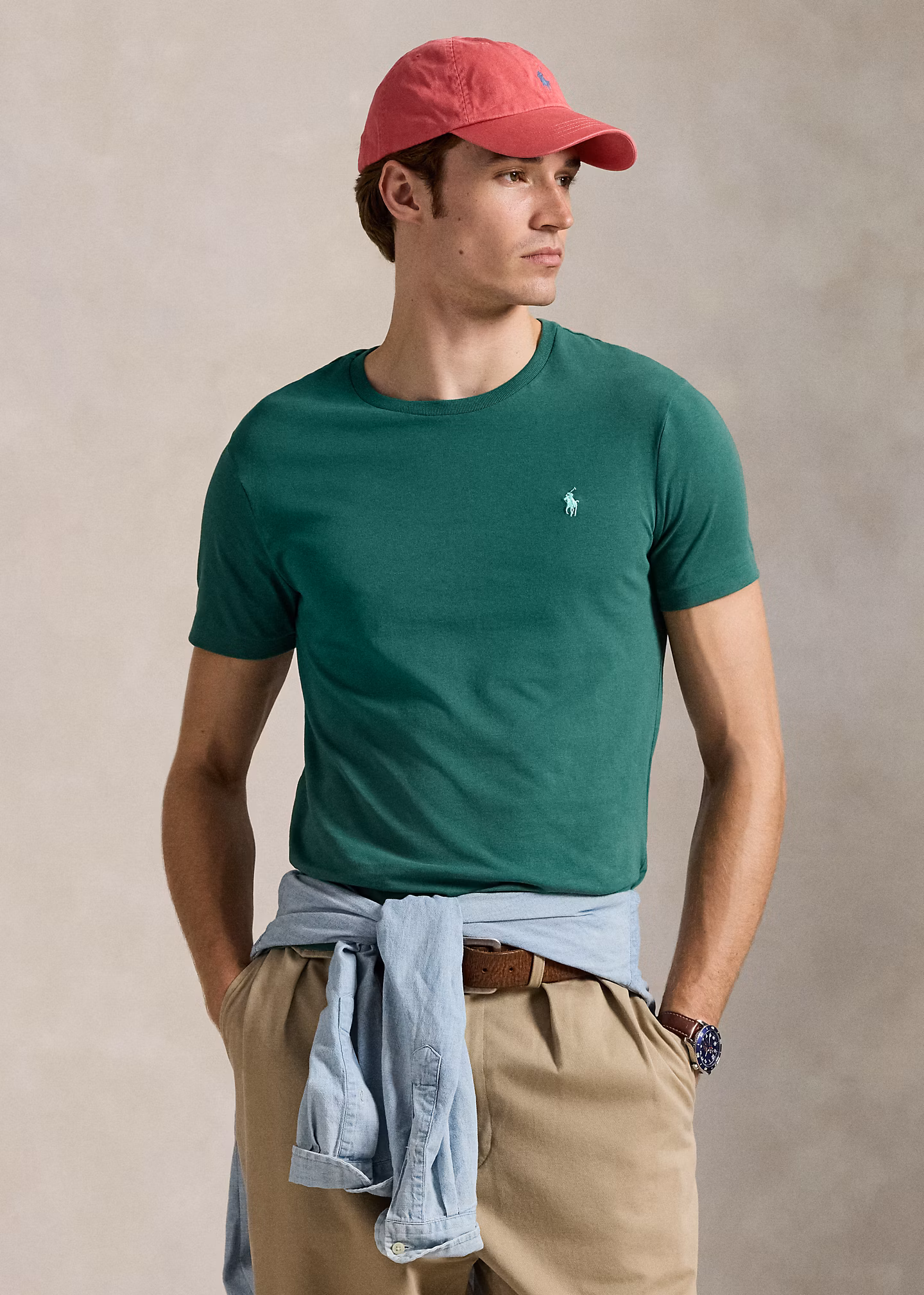 Custom-Slim-Fit Jersey-T-Shirt - RALPH LAUREN OUTLET