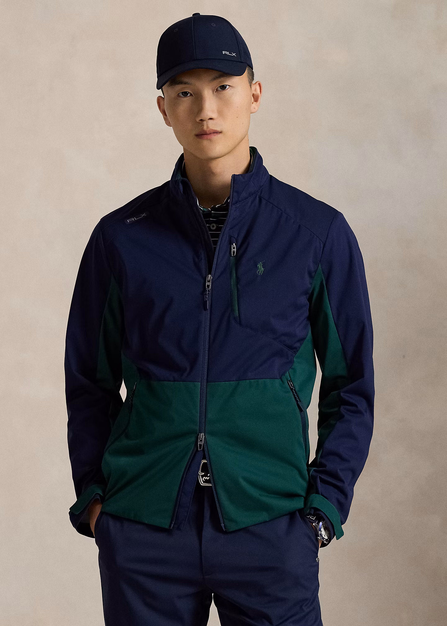 Verstaubare Jacke in Color-Block-Optik - RALPH LAUREN OUTLET