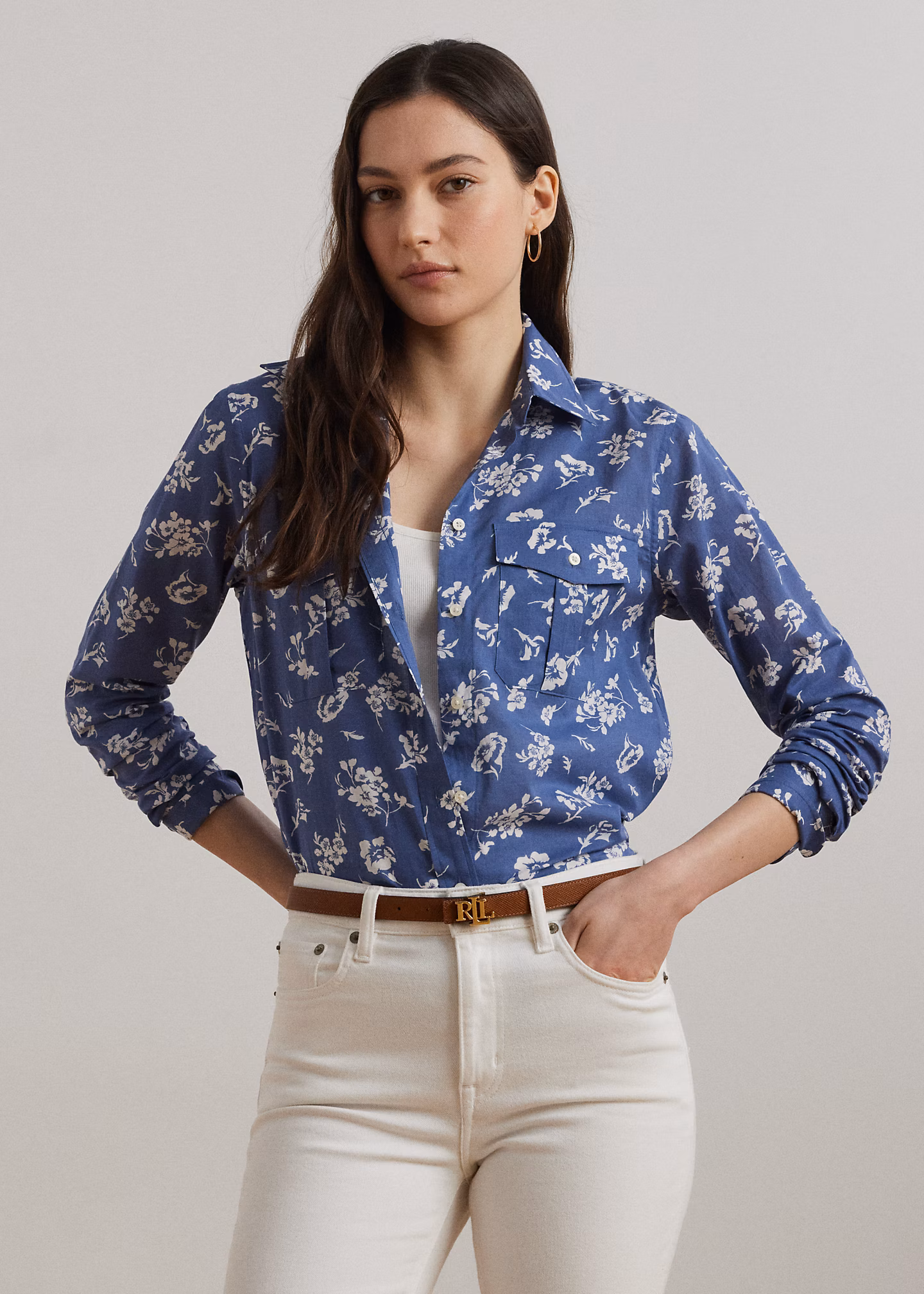 Classic-Fit Hemd aus Baumwollvoile - RALPH LAUREN OUTLET