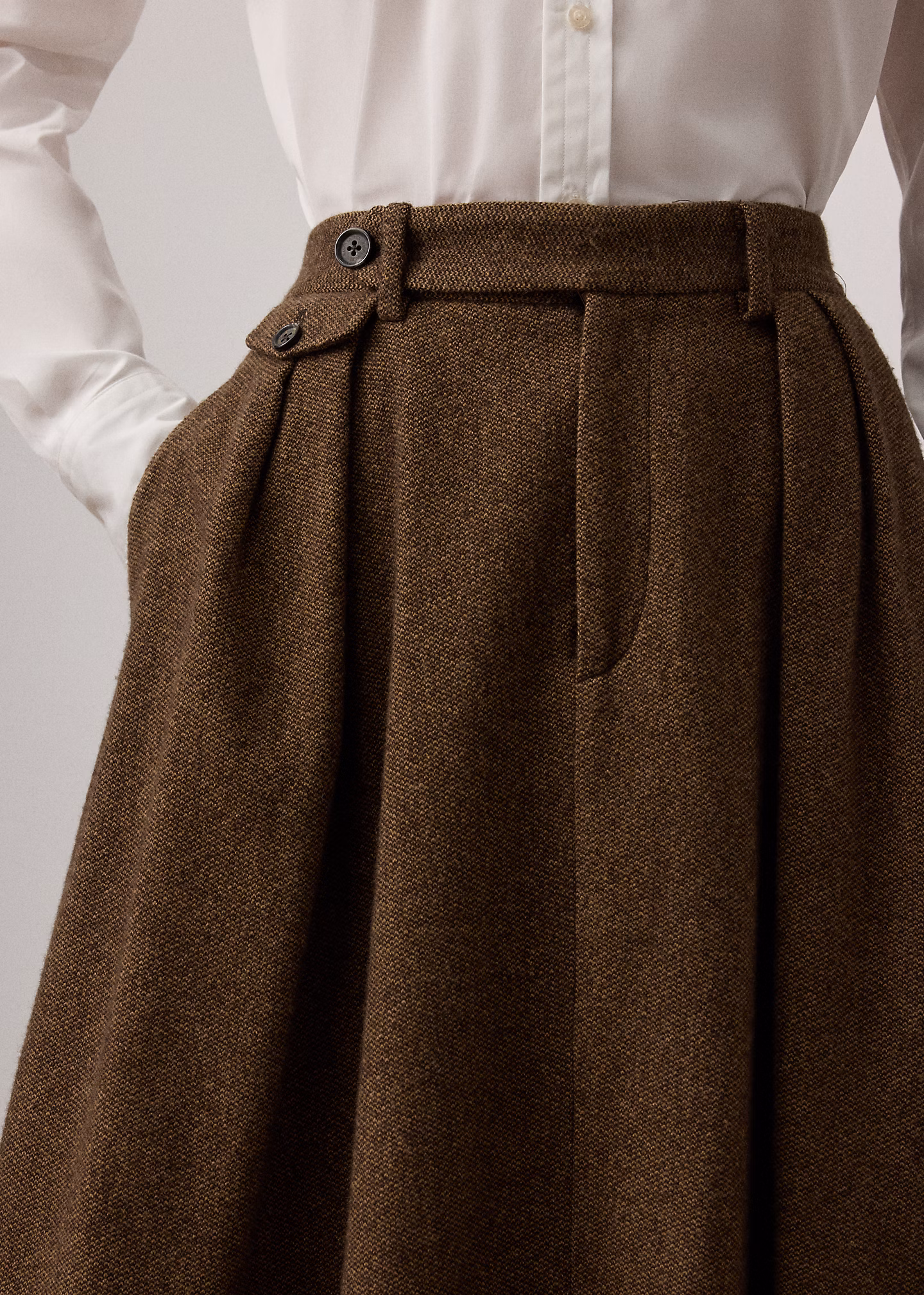 Tweedrock Evilyn mit Pfauenaugenmuster - RALPH LAUREN OUTLET