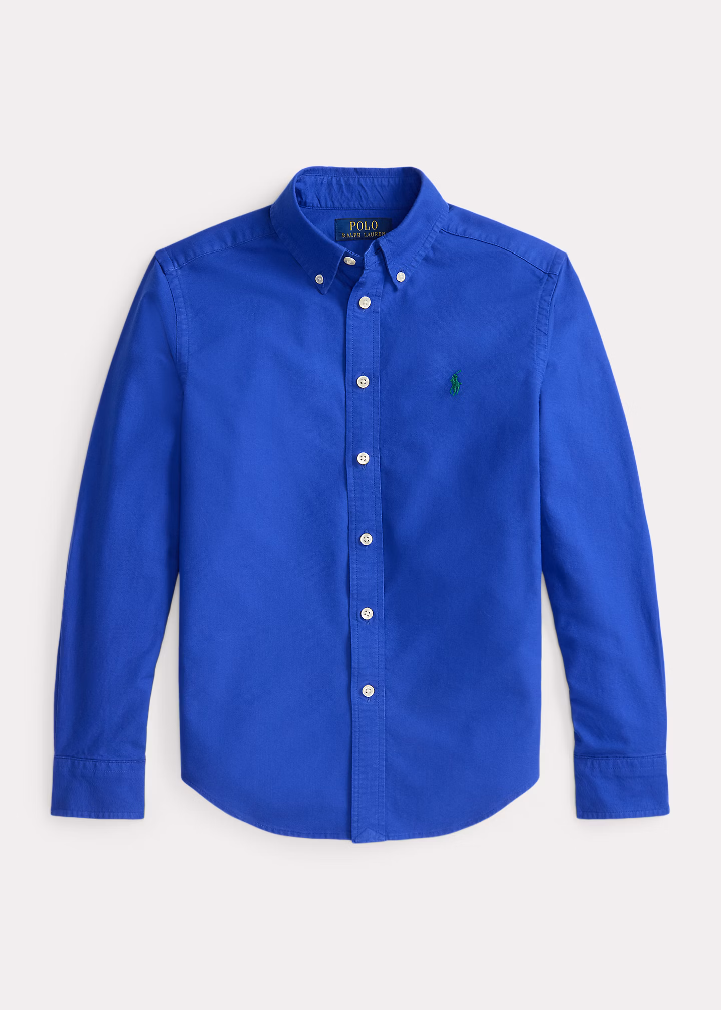 Gefärbtes Hemd aus Baumwolloxford - RALPH LAUREN OUTLET