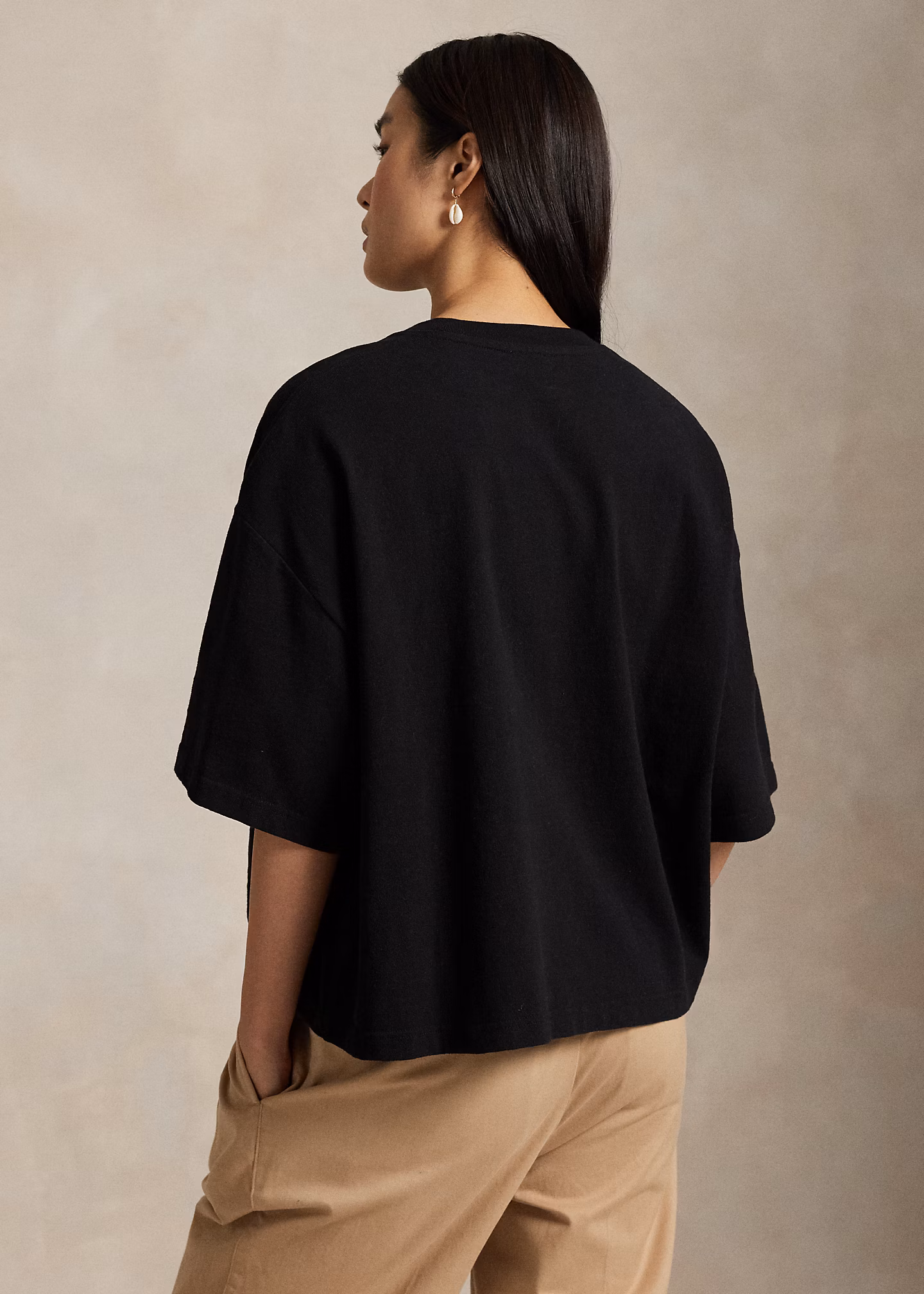 Baumwolljersey-T-Shirt mit Polo Bear - RALPH LAUREN OUTLET