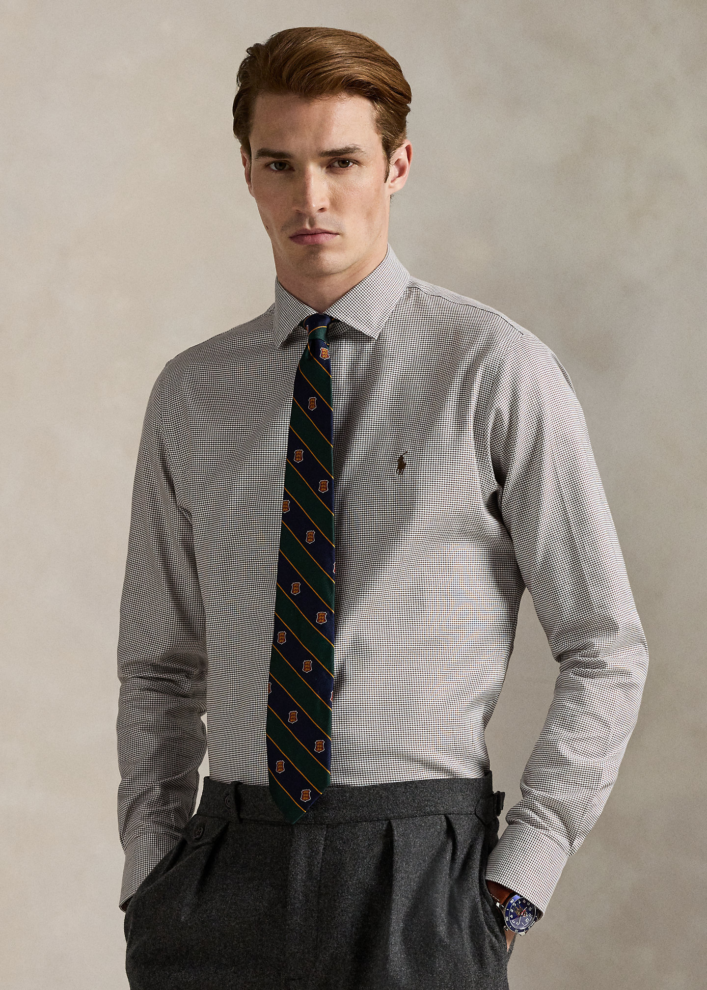 Strukturiertes Custom-Fit Hemd - RALPH LAUREN OUTLET