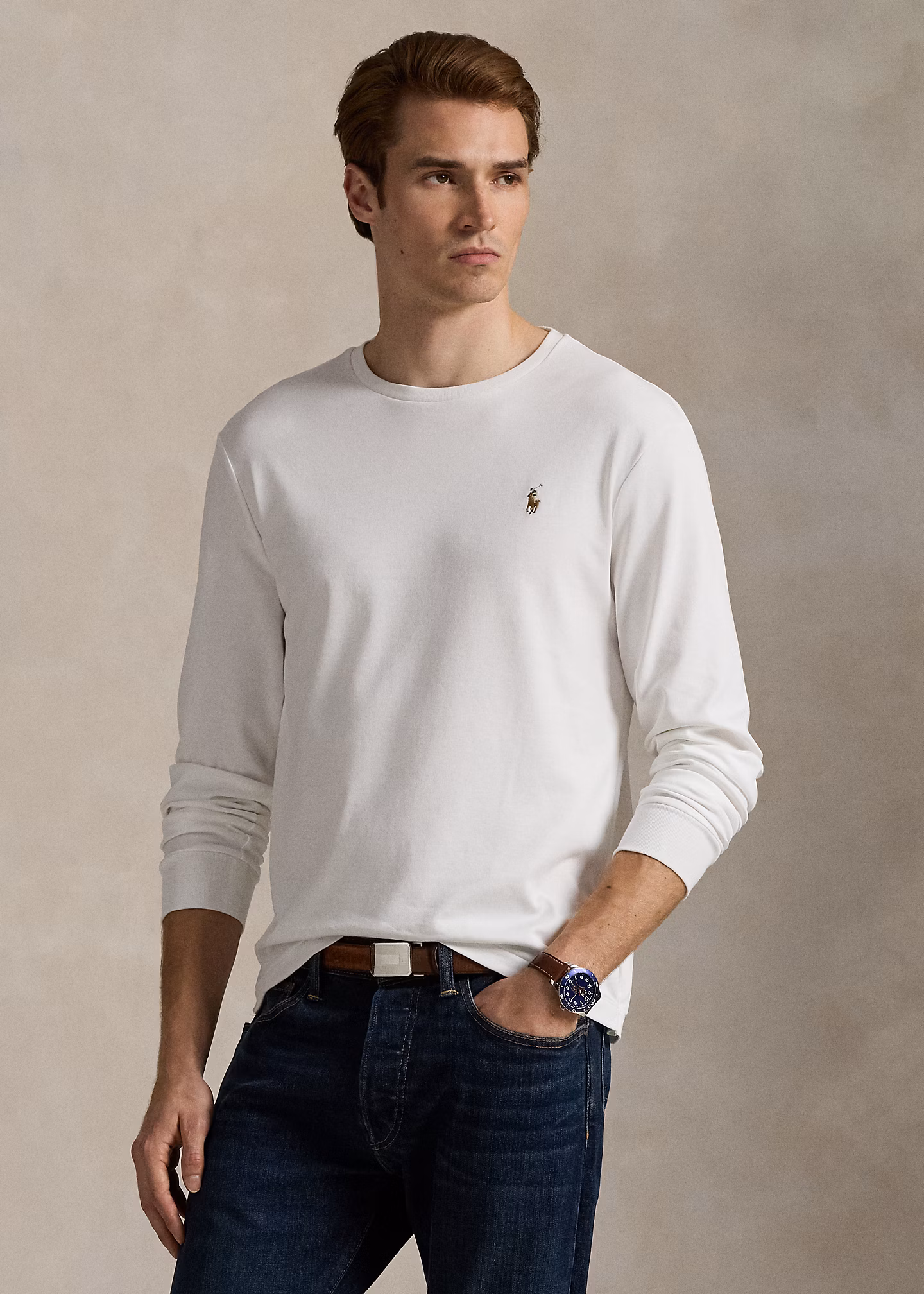 Weiches Custom-Slim-Fit T-Shirt - RALPH LAUREN OUTLET