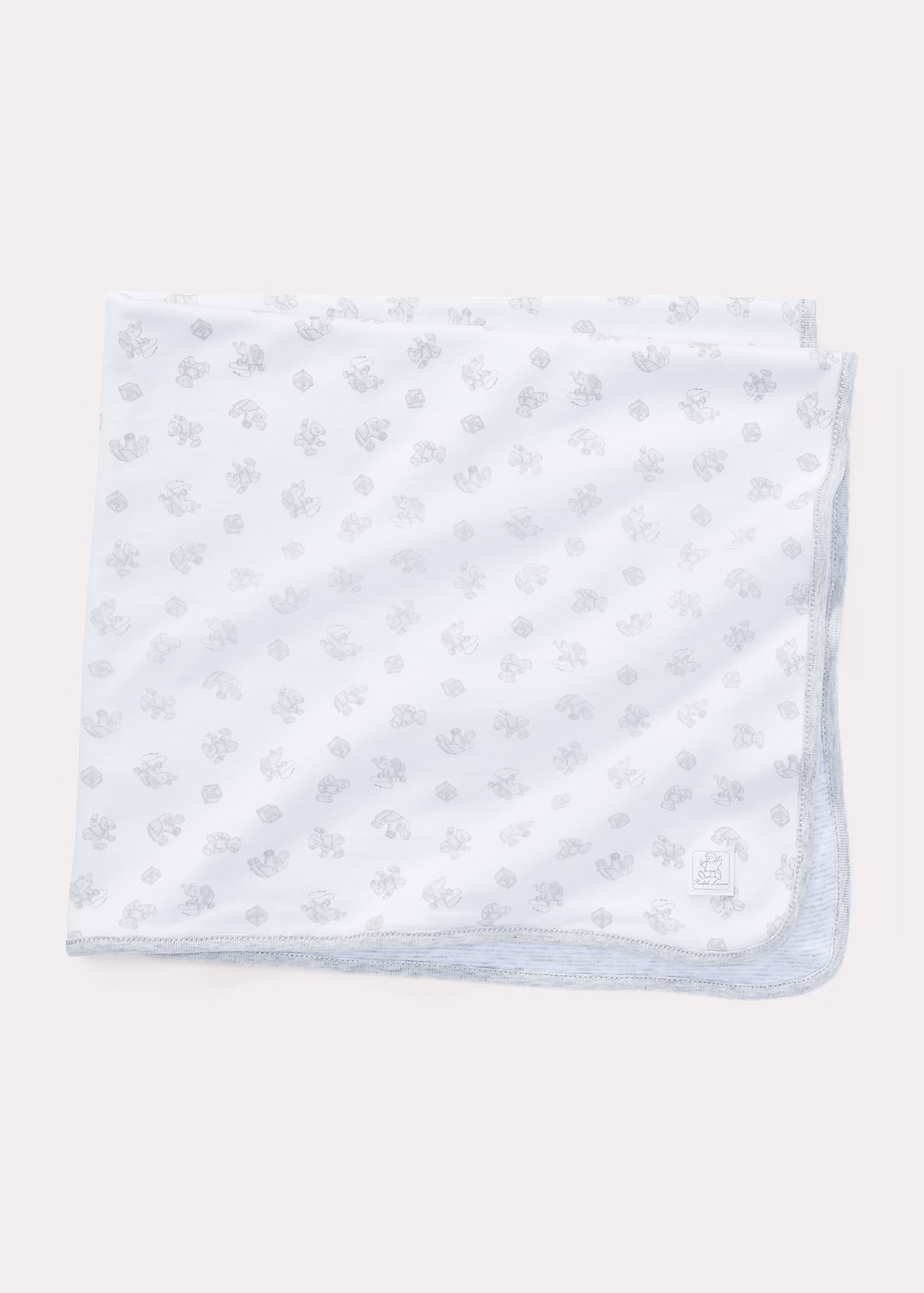 Baumwolldecke mit Polo Bear - RALPH LAUREN OUTLET