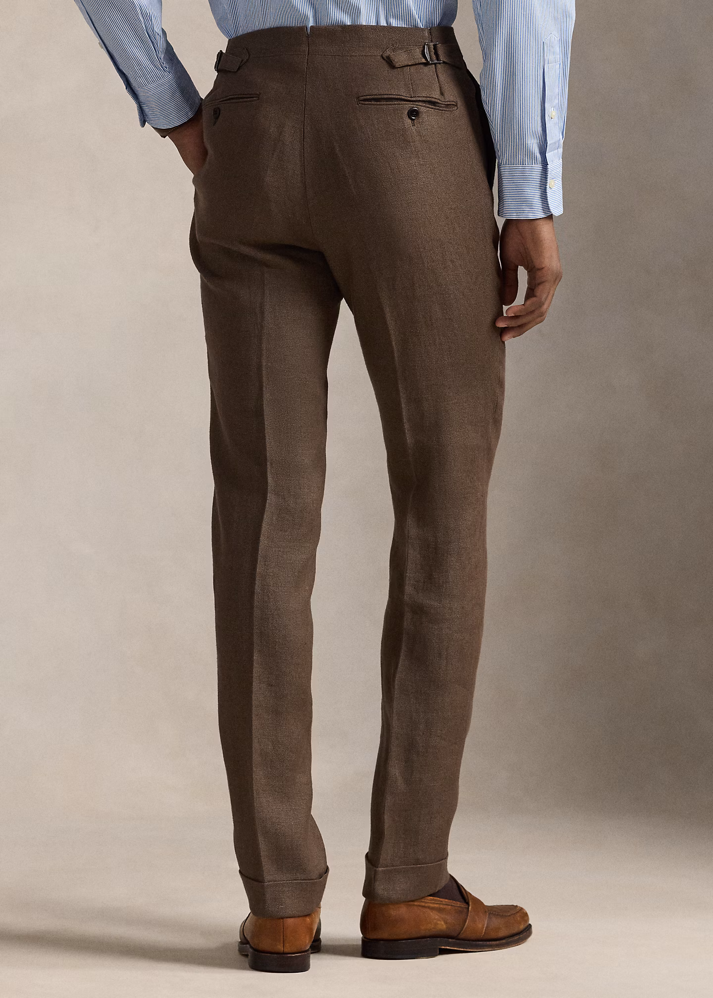 Anzughose aus Leinen-Ratière - RALPH LAUREN OUTLET