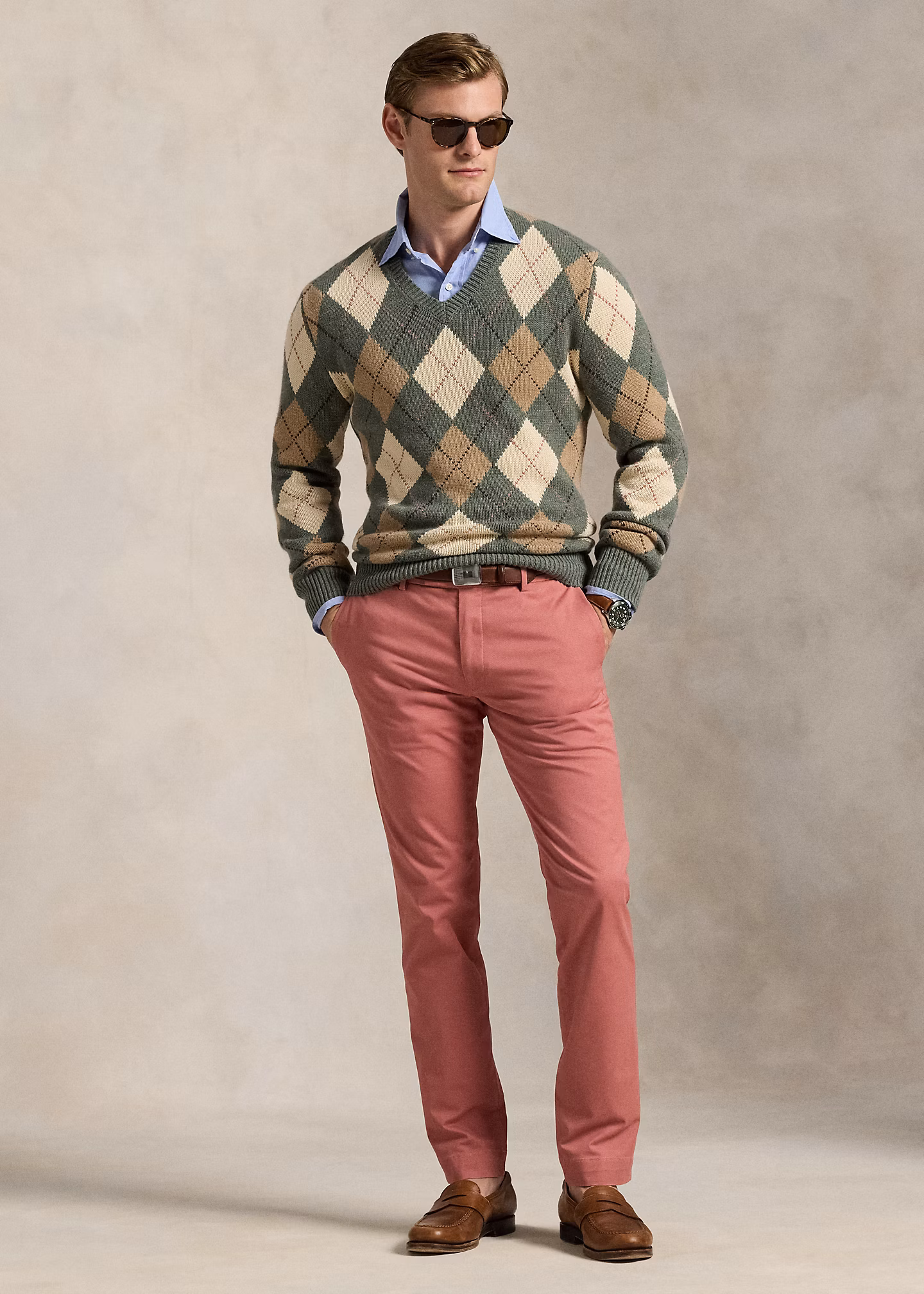 Chinohose Greenwich im Stretch-Slim-Fit - RALPH LAUREN OUTLET