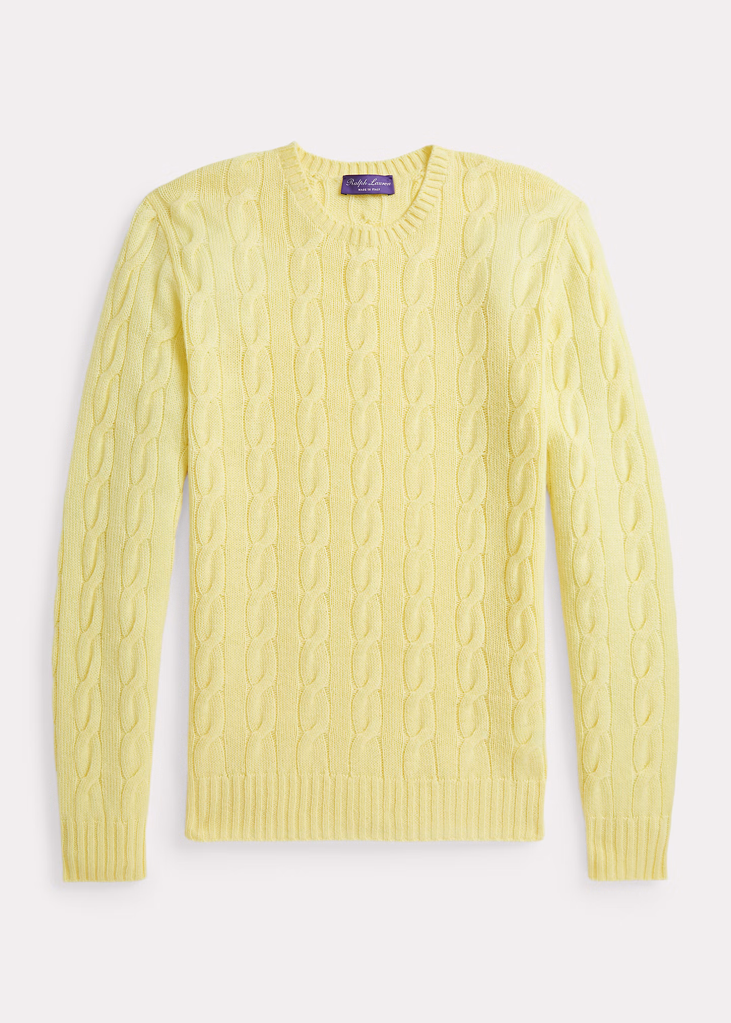 Kaschmirpullover mit Zopfmuster - RALPH LAUREN OUTLET