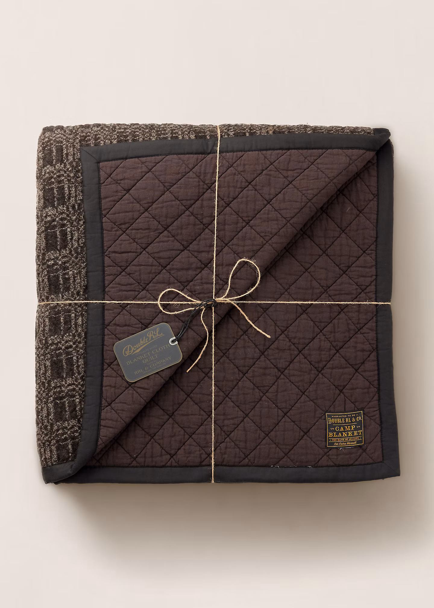 Jacquarddecke aus Wolle und Baumwolle - RALPH LAUREN OUTLET