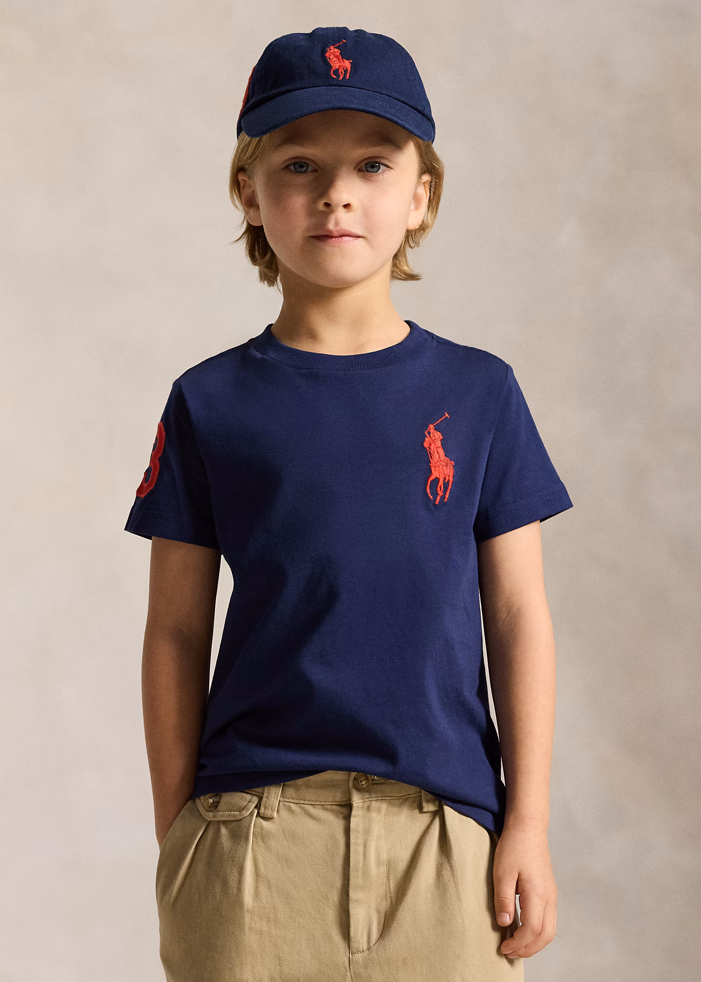 T-Shirt aus Baumwolljersey mit Big Pony - RALPH LAUREN OUTLET