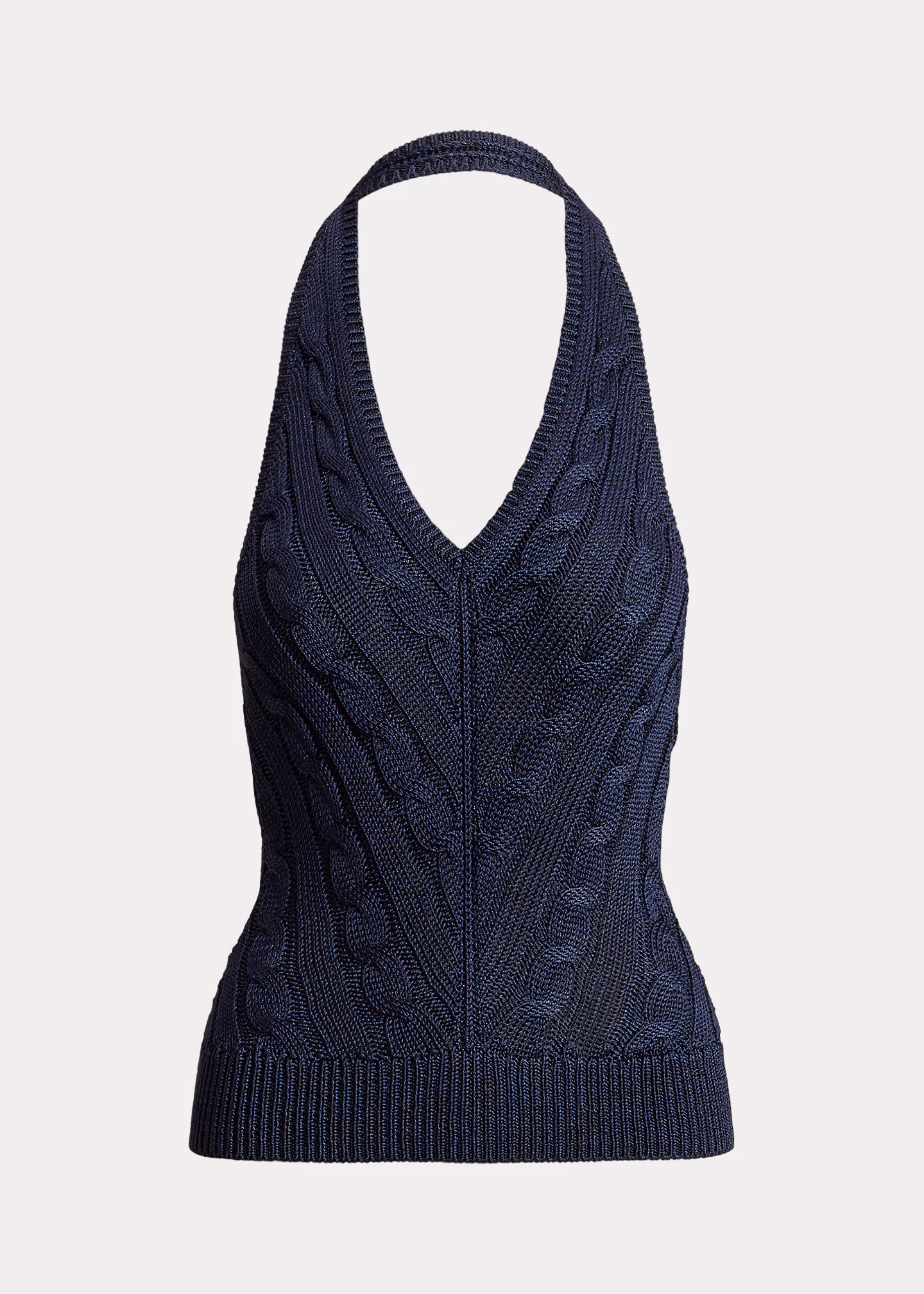 Seidenpullover mit Neckholder-Ausschnitt - RALPH LAUREN OUTLET