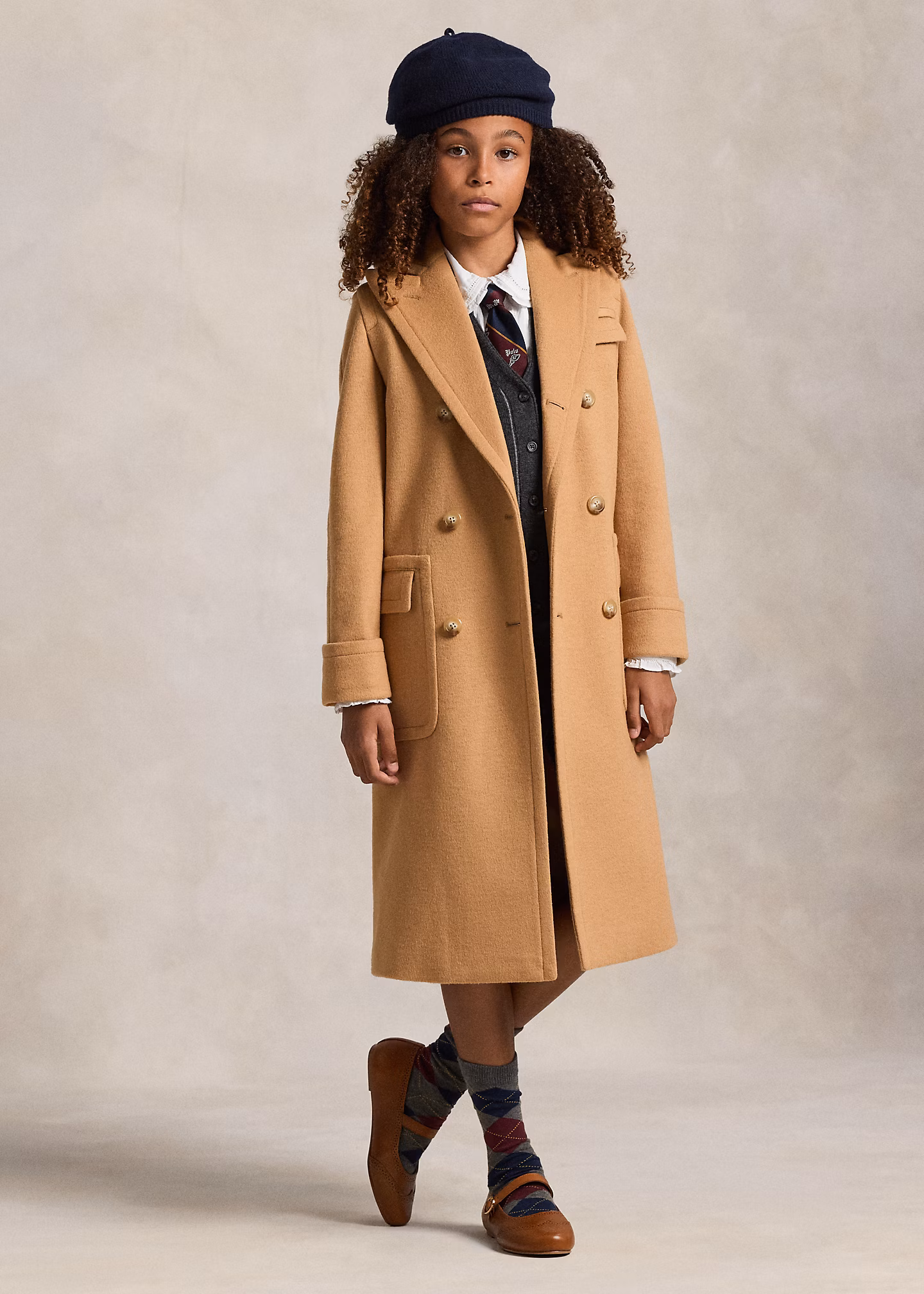 Polo-Mantel aus gebürsteter Strickware - RALPH LAUREN OUTLET