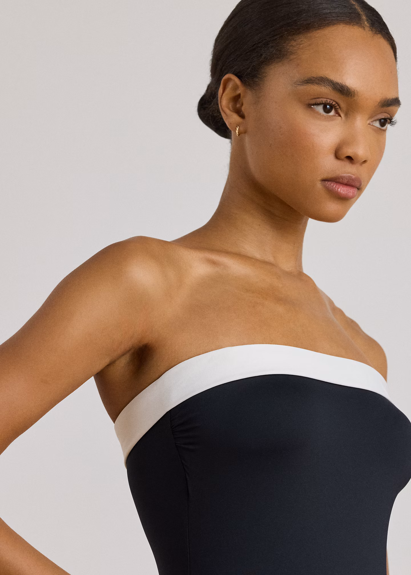 Zweifarbiger Bandeau-Badeanzug - RALPH LAUREN OUTLET