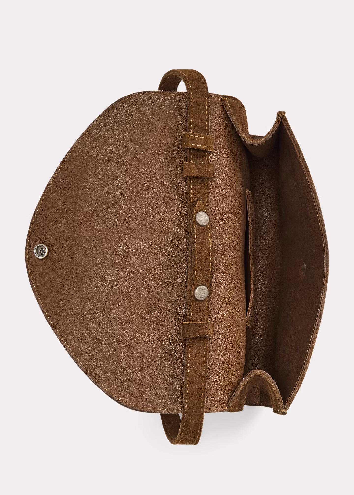 Umhängetasche aus Rauwildleder - RALPH LAUREN OUTLET