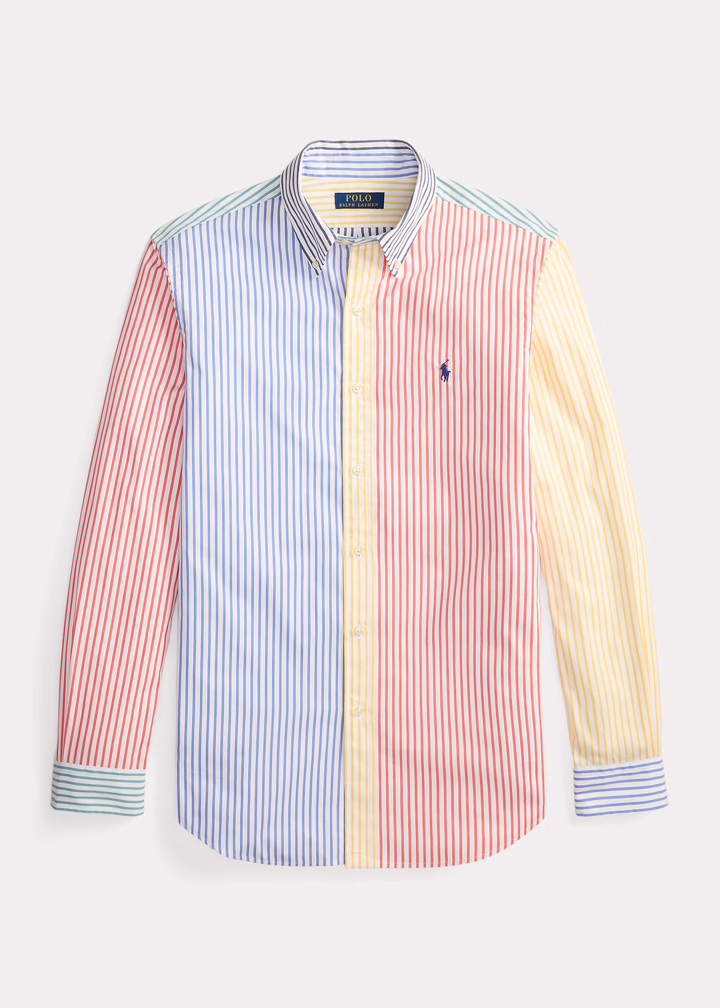 Gestreiftes Freizeithemd aus Popeline - RALPH LAUREN OUTLET