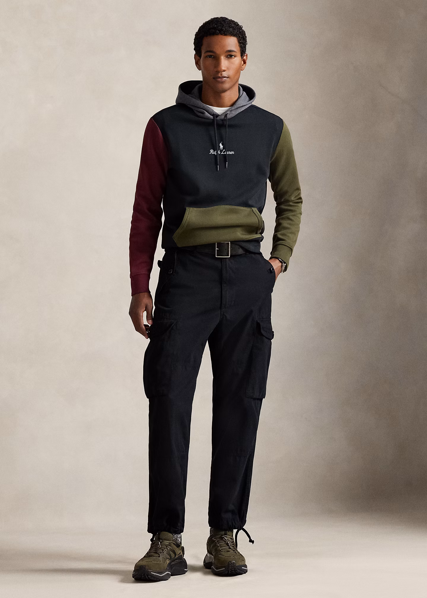 Doppellagige Kapuzenjacke mit Logo - RALPH LAUREN OUTLET