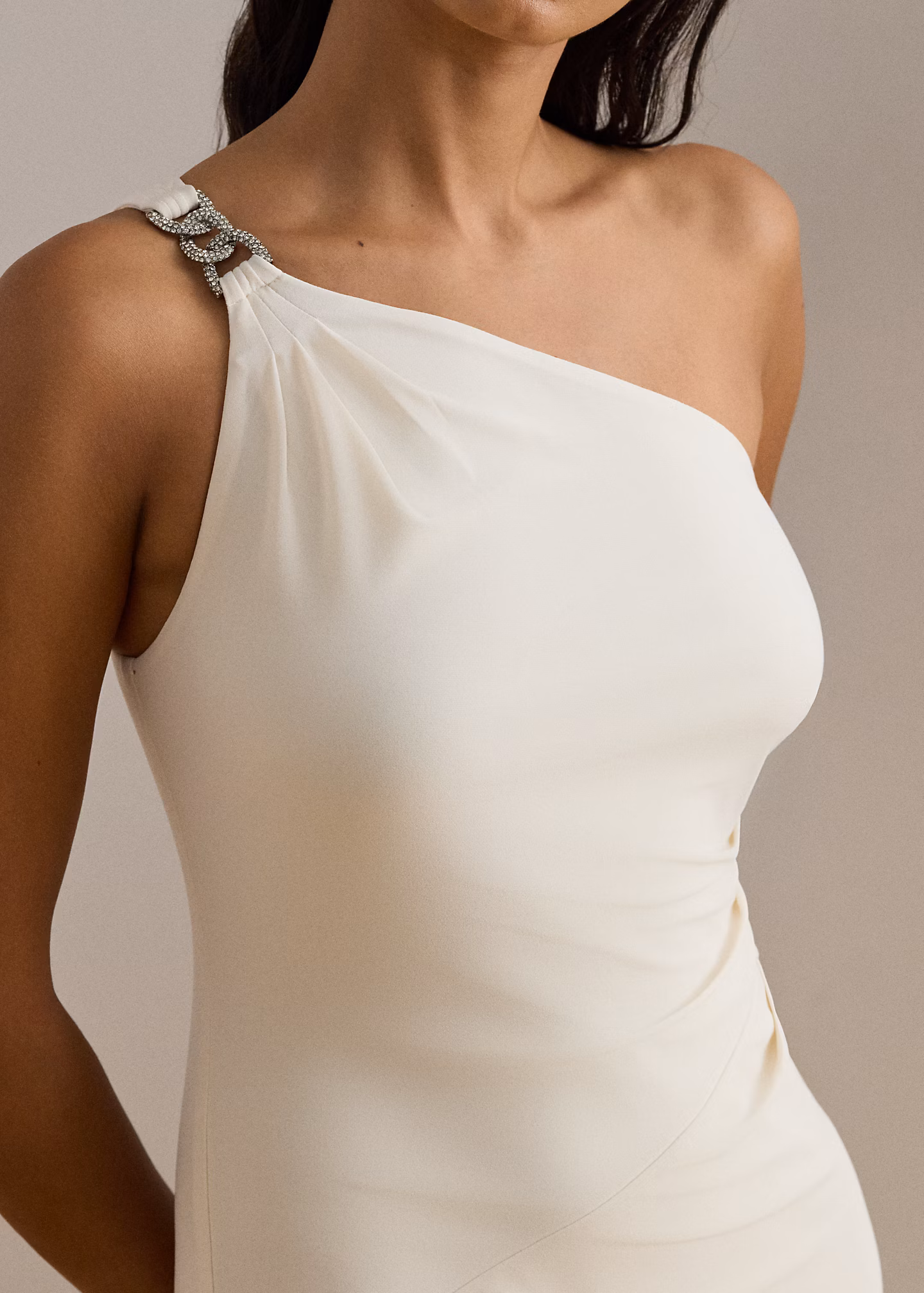 Einschultriges Kleid aus Jersey - RALPH LAUREN OUTLET