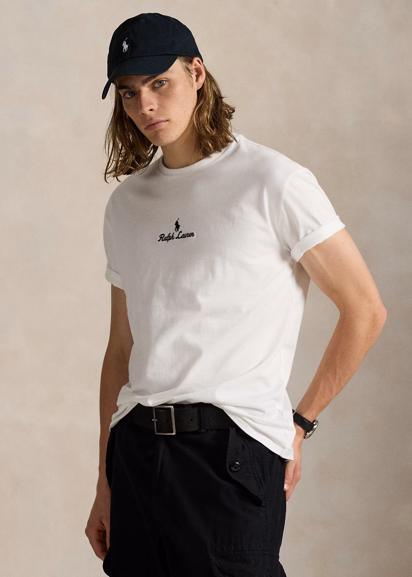 Classic-Fit Jersey-T-Shirt mit Logo - RALPH LAUREN OUTLET