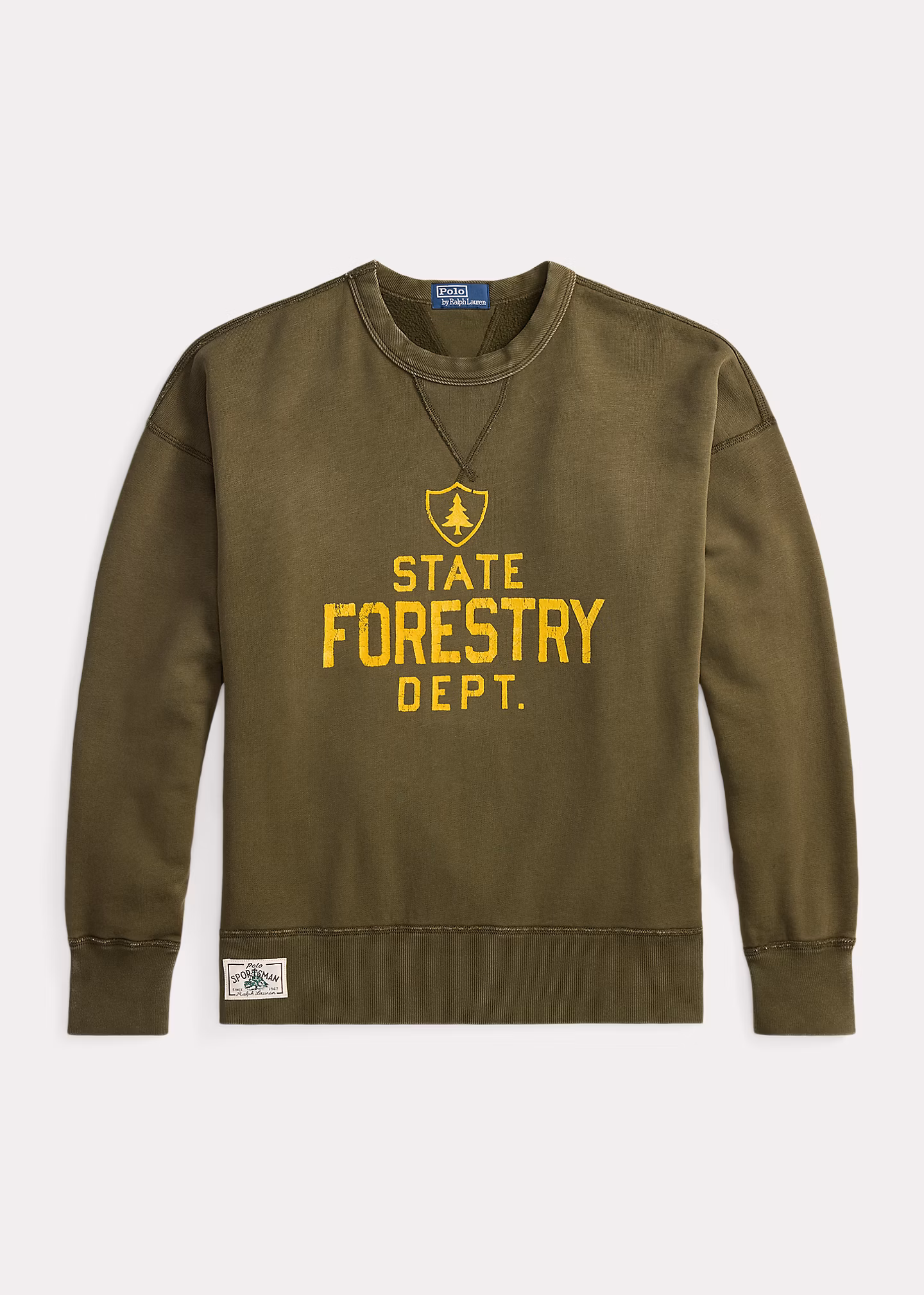 Vintage-Fit Fleece-Sweatshirt mit Grafik - RALPH LAUREN OUTLET