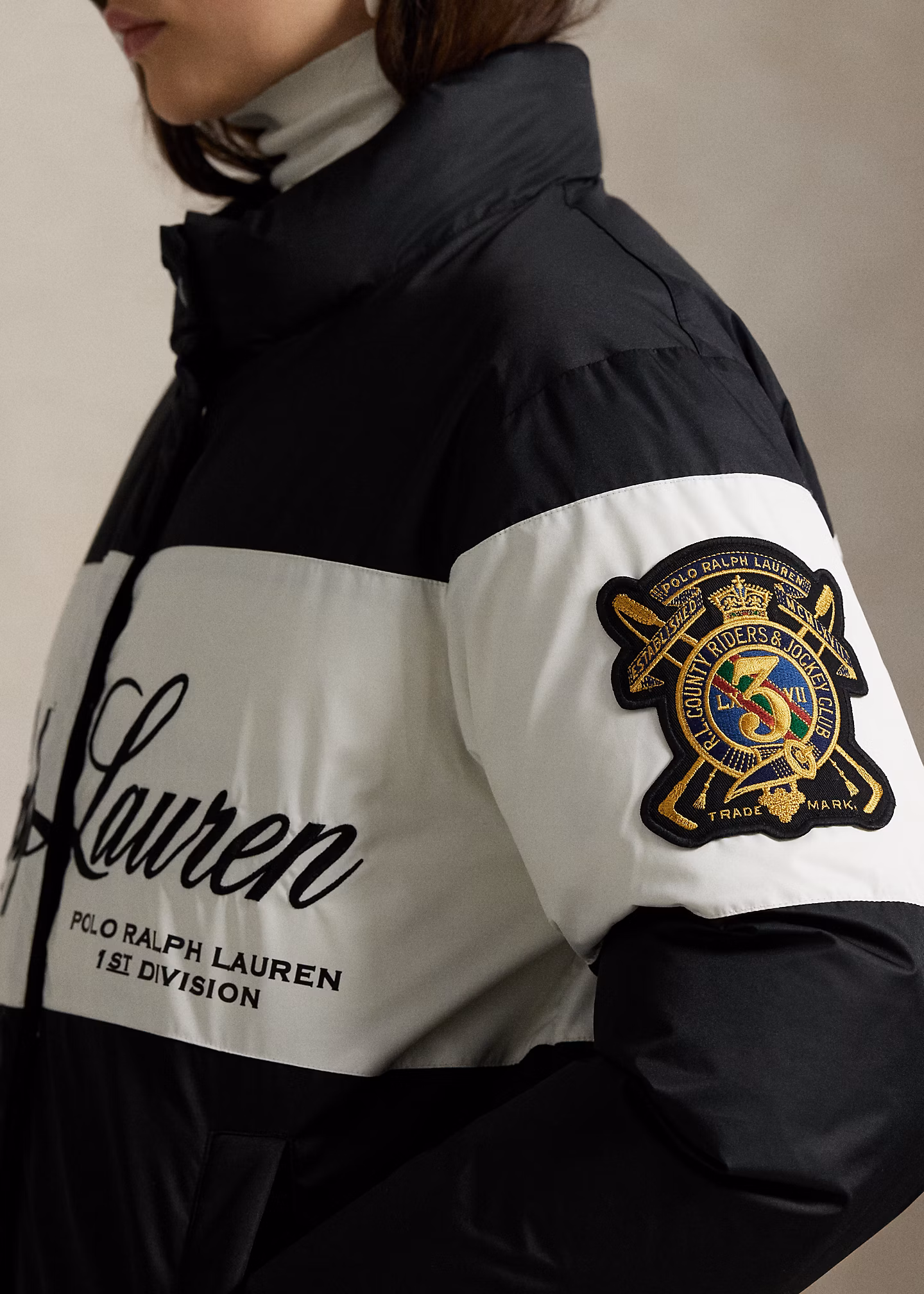 Daunen-Pufferjacke mit Script-Logo - RALPH LAUREN OUTLET