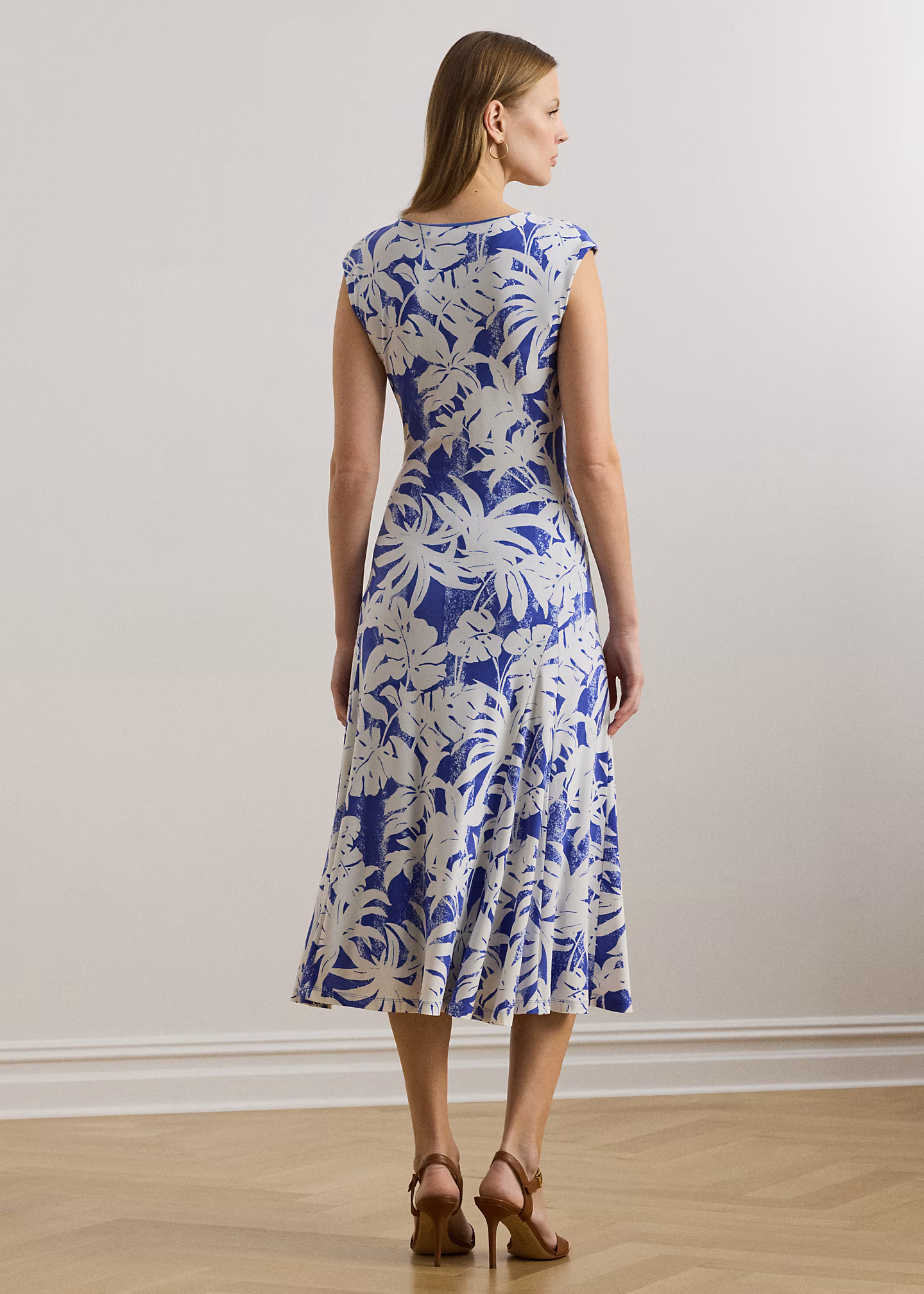 Stretchjerseykleid mit Palmwedel-Druck - RALPH LAUREN OUTLET