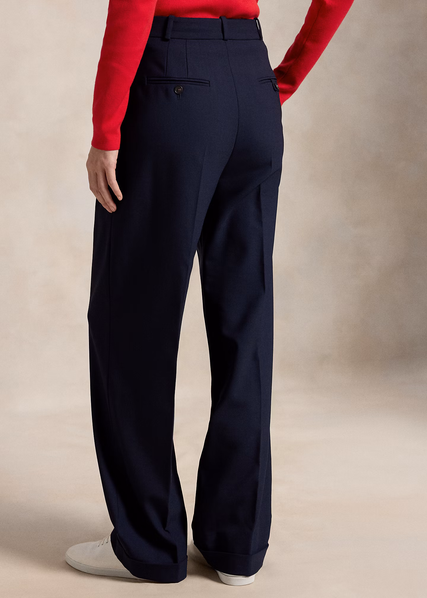 Wool-Blend Faille Bacall Pant - RALPH LAUREN OUTLET