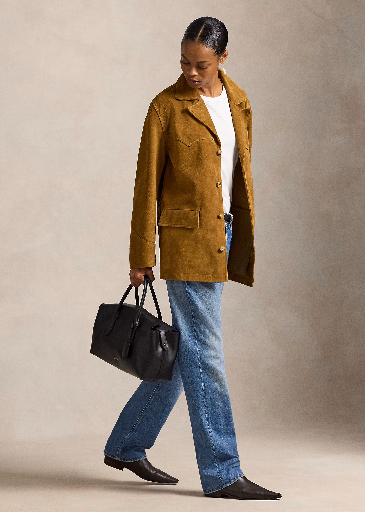 Westernjacke aus Wildleder - RALPH LAUREN OUTLET