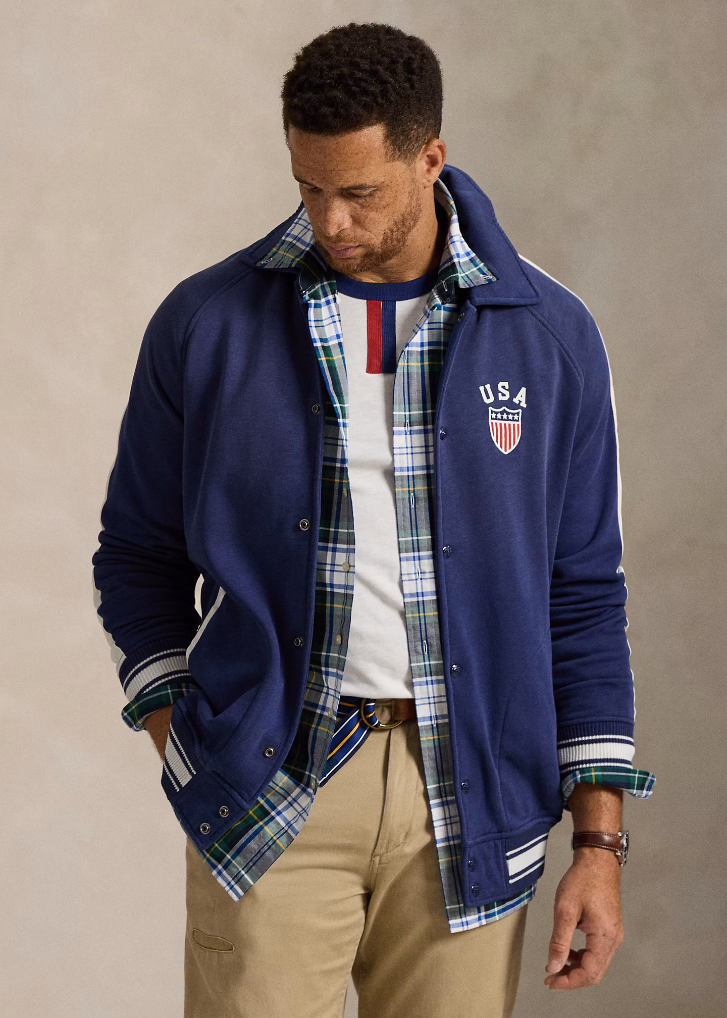 Fleecejacke mit Grafik - RALPH LAUREN OUTLET