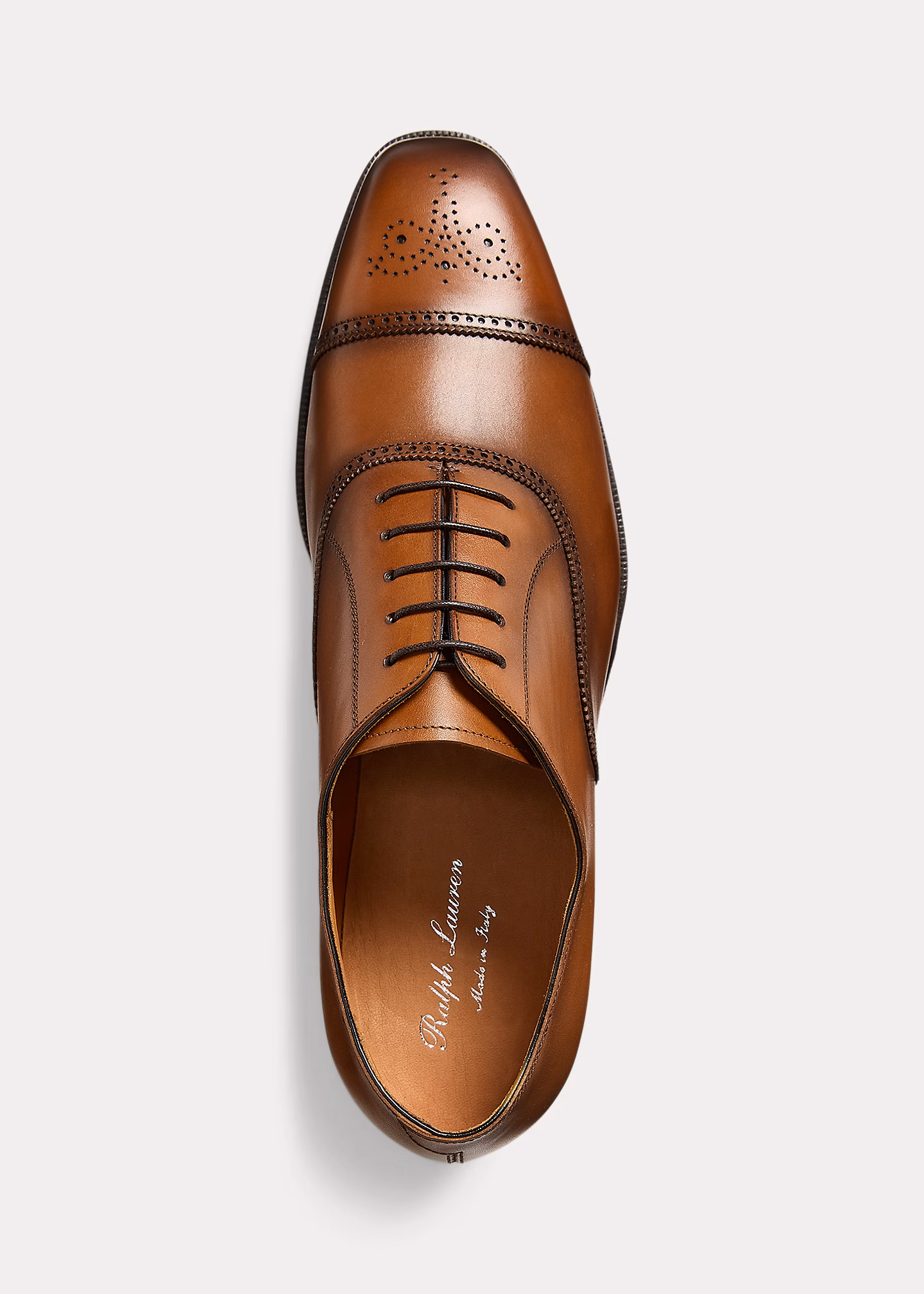 Cap-Toe-Schuh Denver aus Kalbsleder - RALPH LAUREN OUTLET