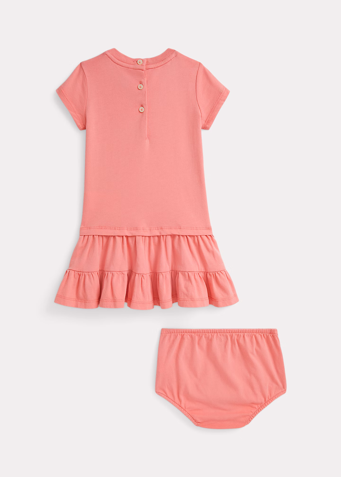 Kleid aus Baumwolljersey mit Polo Bear - RALPH LAUREN OUTLET