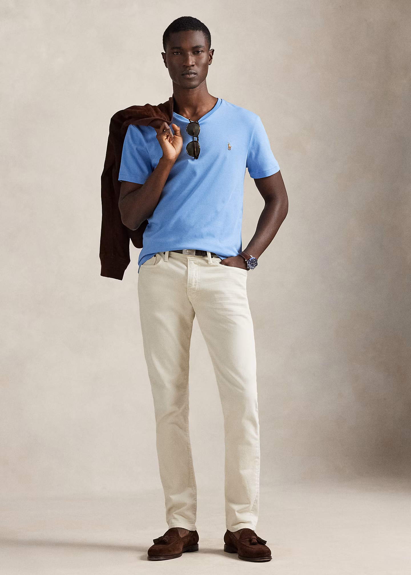 Weiches Custom-Slim-Fit T-Shirt - RALPH LAUREN OUTLET