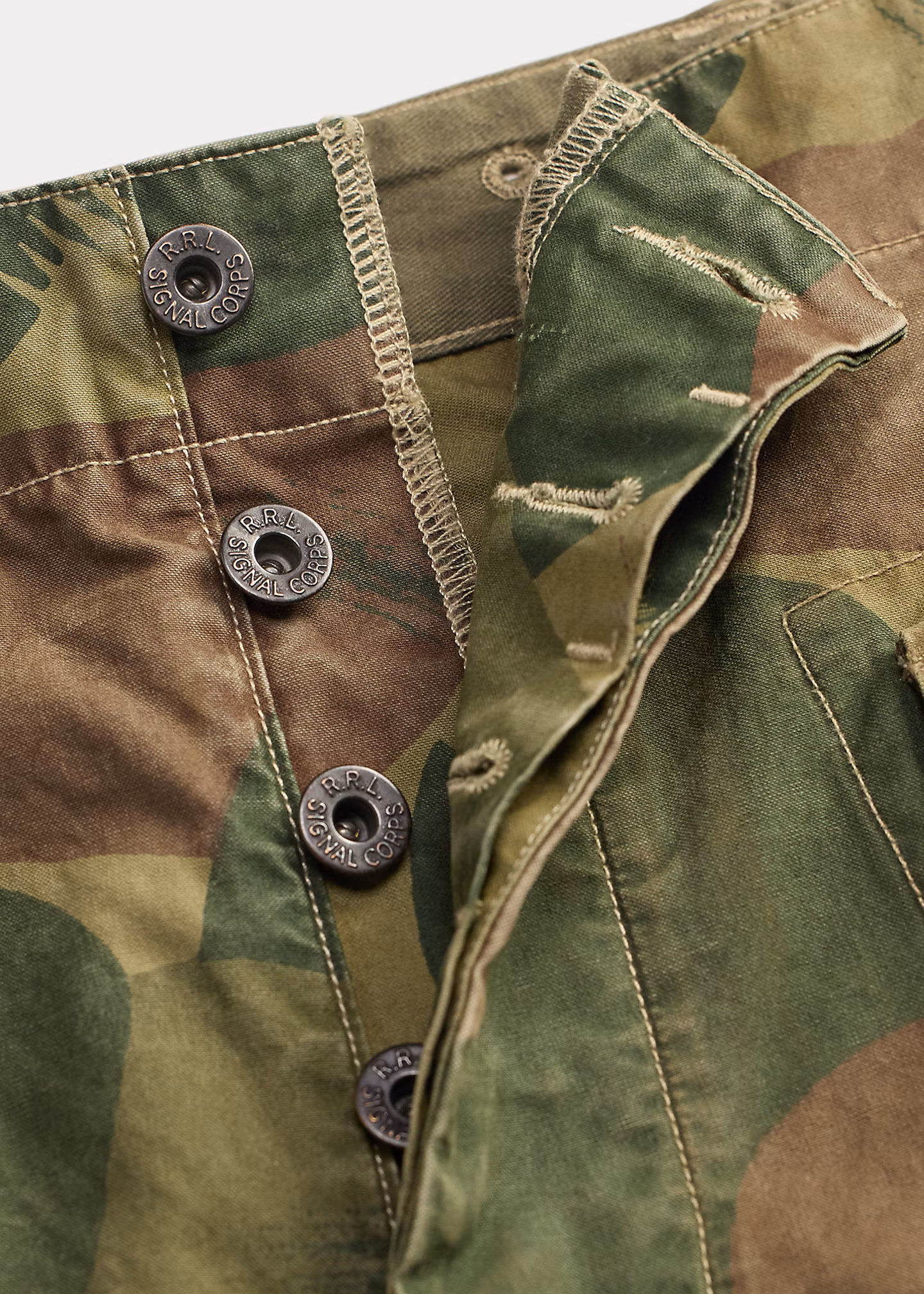 Cargo-Feldhose aus Camouflage-Popeline - RALPH LAUREN OUTLET