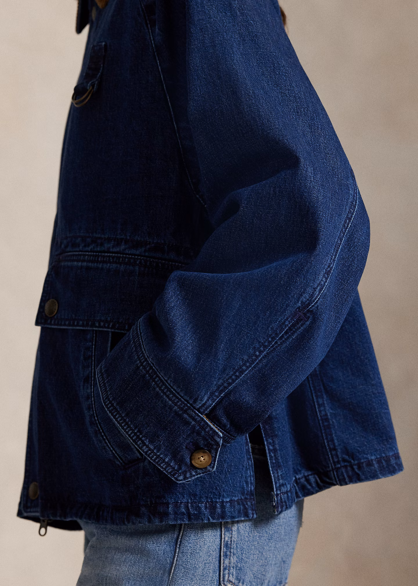 Steppjacke aus Denim - RALPH LAUREN OUTLET